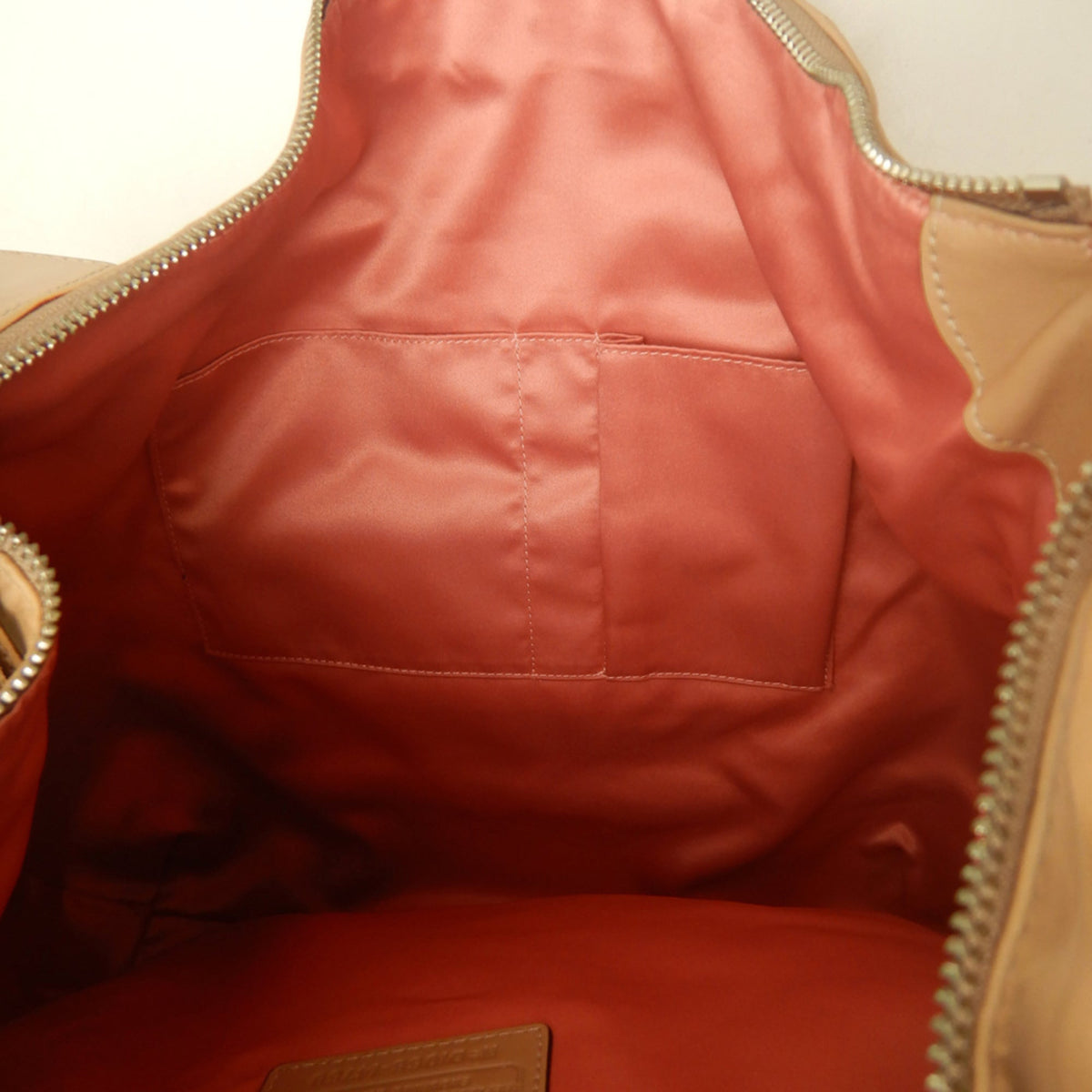 Coach Kristin Beige Leather Shoulder Bag (Pre-Owned)