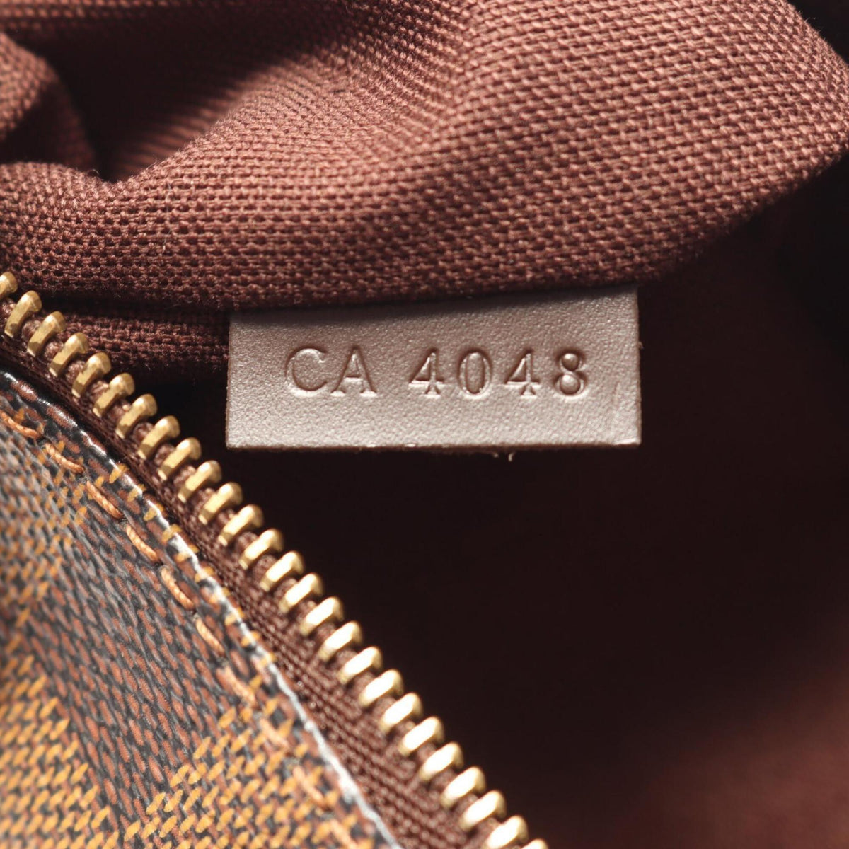 Louis Vuitton Brown Damier Canvas Ebene Coated Canvas Leather Handbag Tote Bag (Pre-Owned)