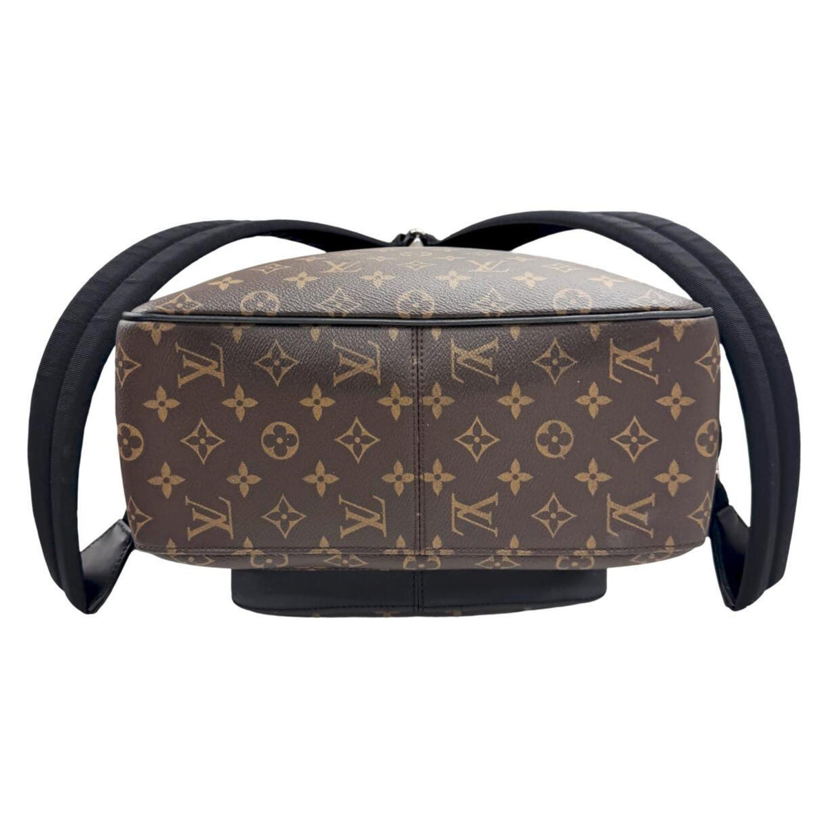Louis Vuitton Black Brown Monogram Leather Backpack (Pre-Owned)