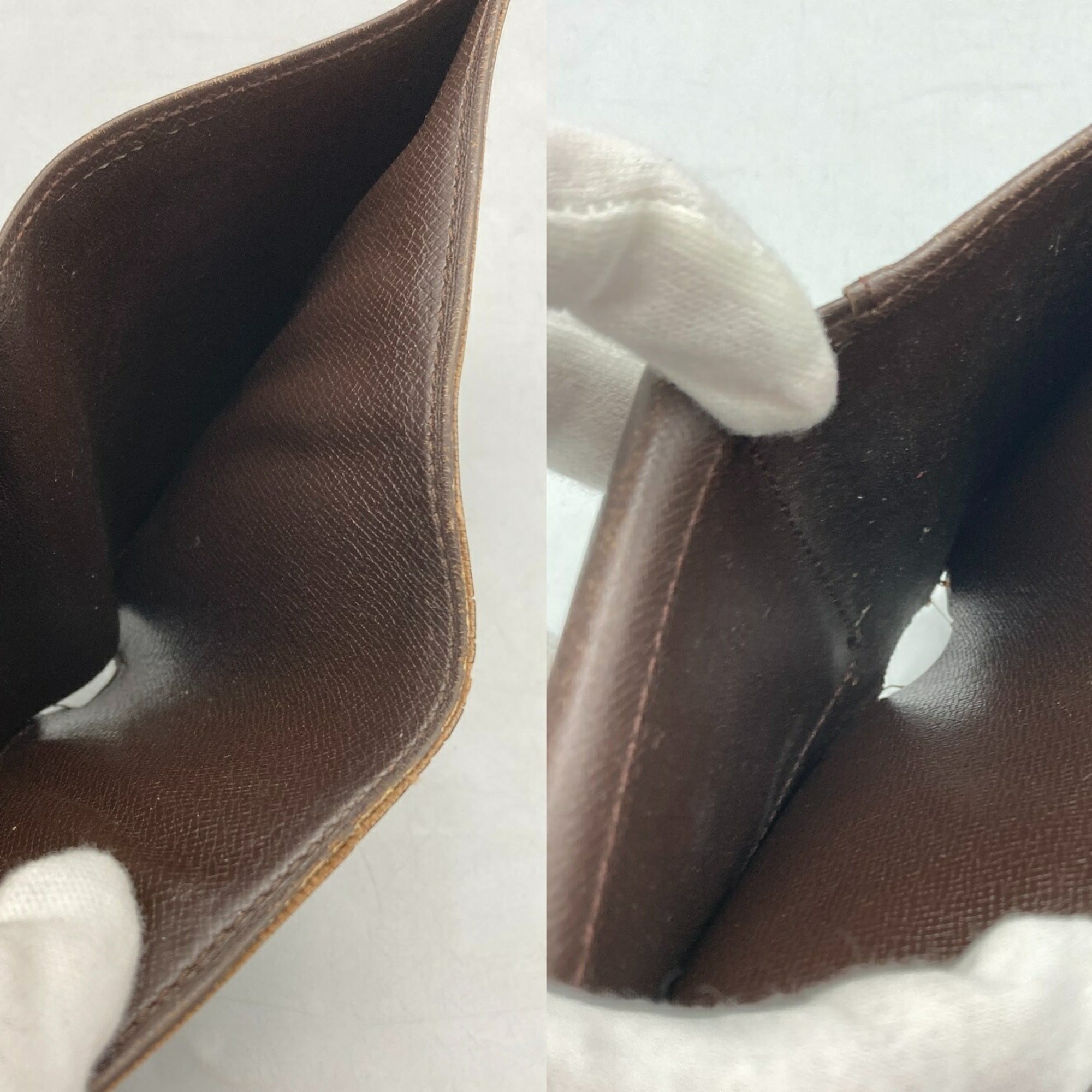 Louis Vuitton Brown Pvc Leather Wallet (Bi-Fold) (Pre-Owned)