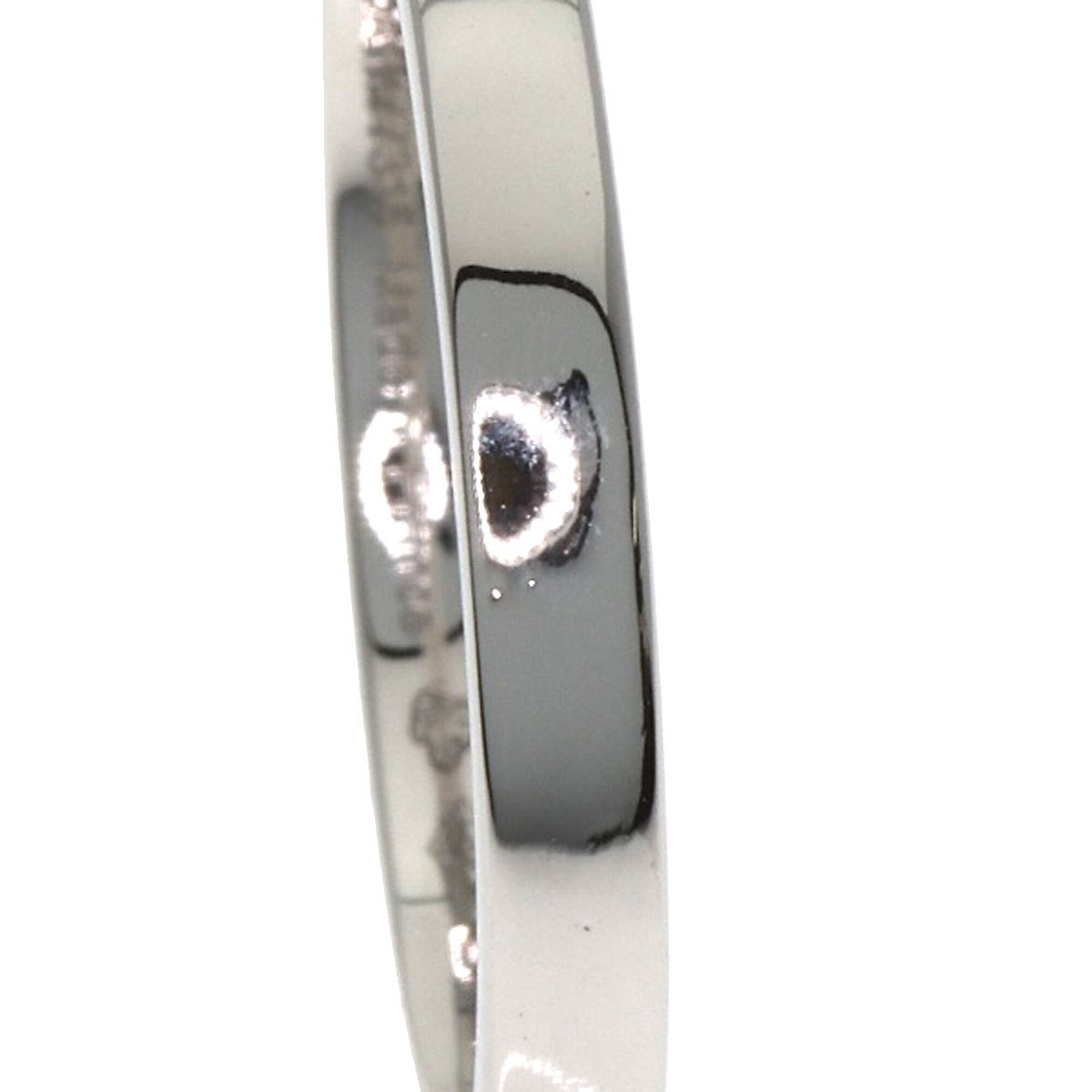 Hermes Platinum 950 Band Ring (Pre-Owned)