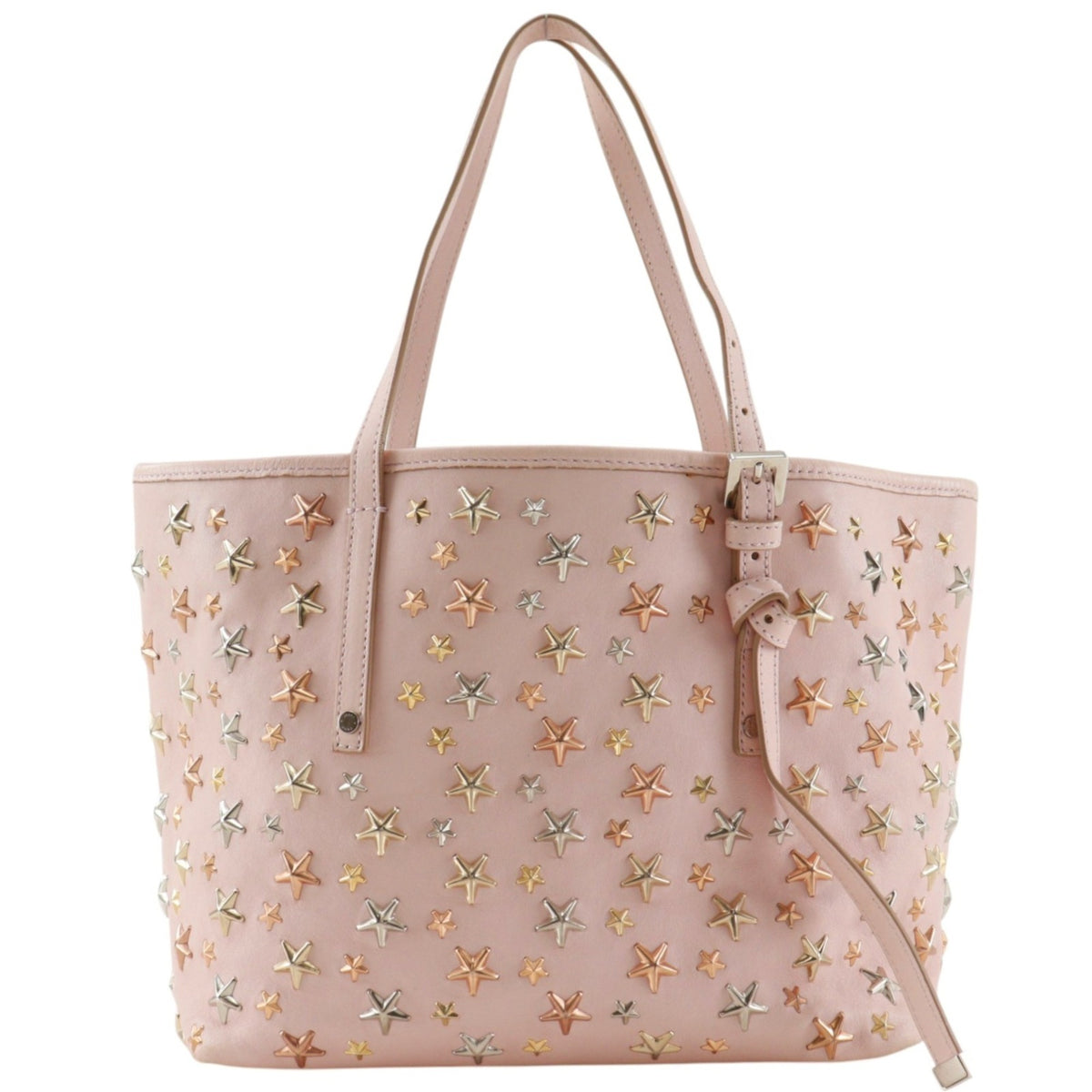 Jimmy Choo Pink Leather Tote Bag (Pre-Owned)
