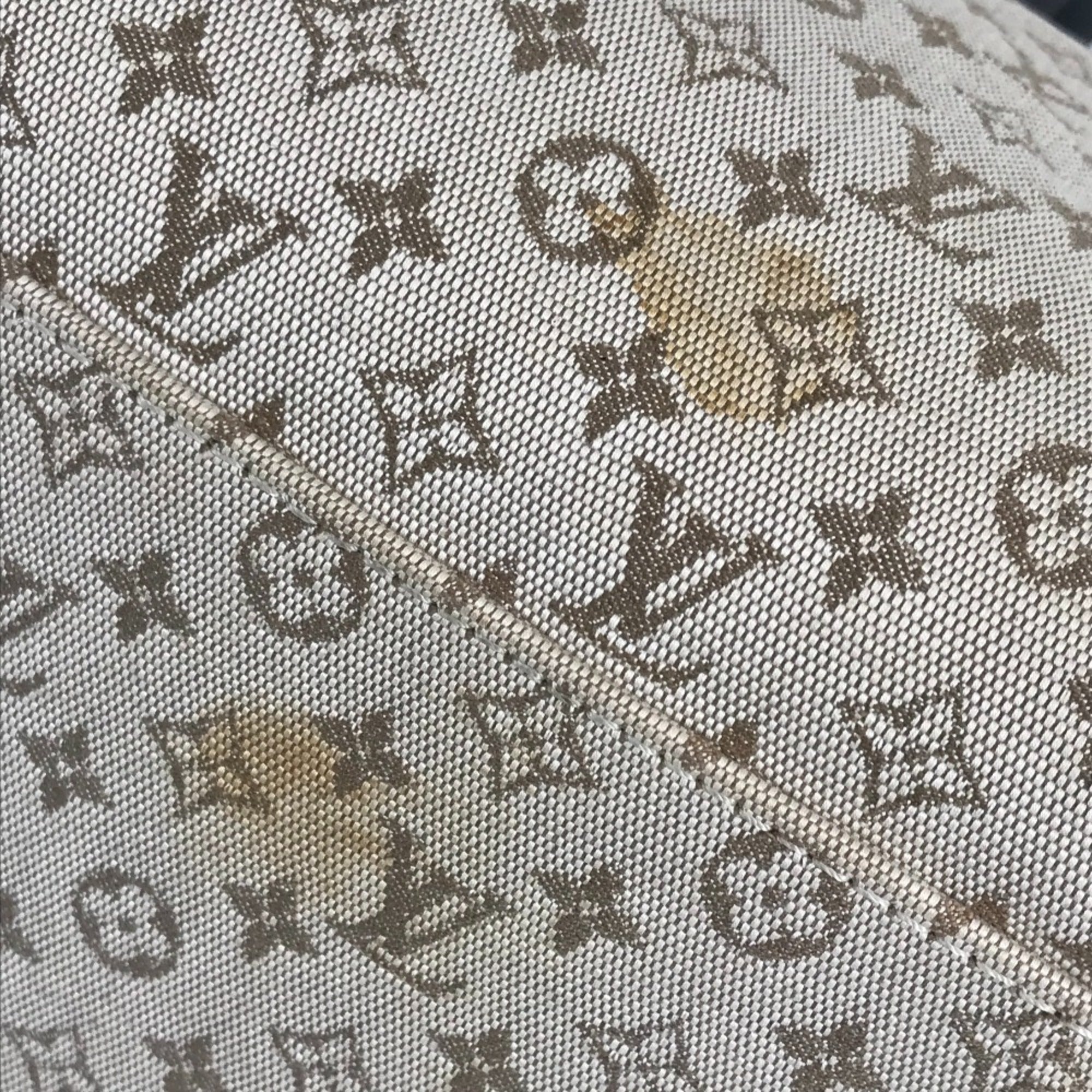 Louis Vuitton Khaki Monogram Mini Boston Bag Handbag Shoulder Bag (Pre-Owned)