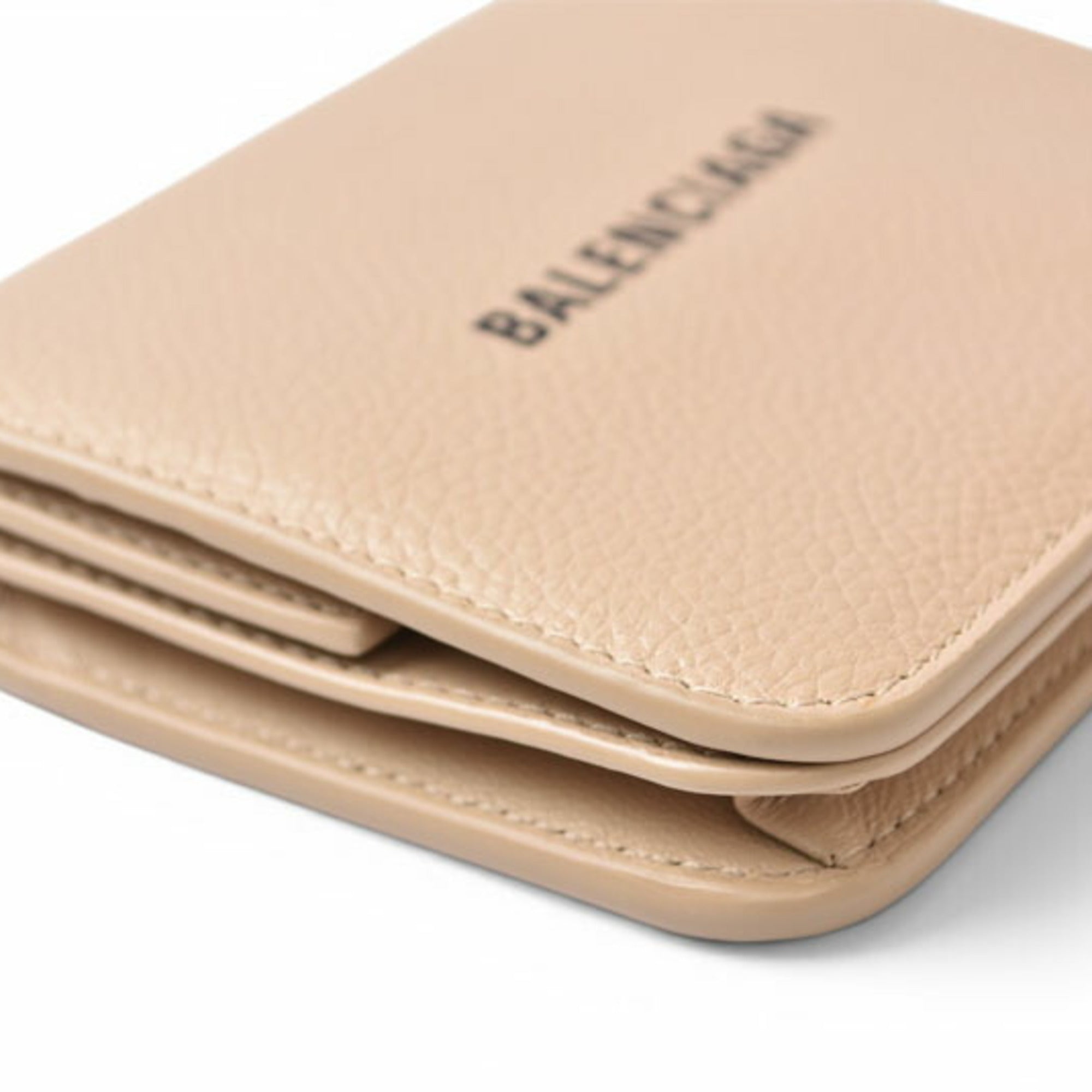 Balenciaga Light Beige Leather Wallet (Bi-Fold) (Pre-Owned)