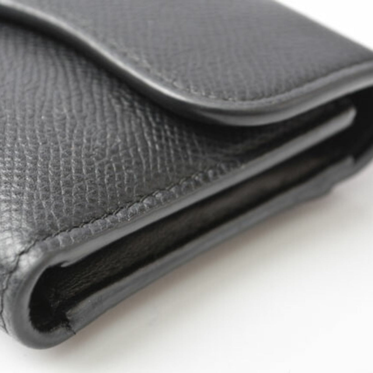 Christian Dior Navy Leather Wallet (Tri-Fold) (Pre-Owned)