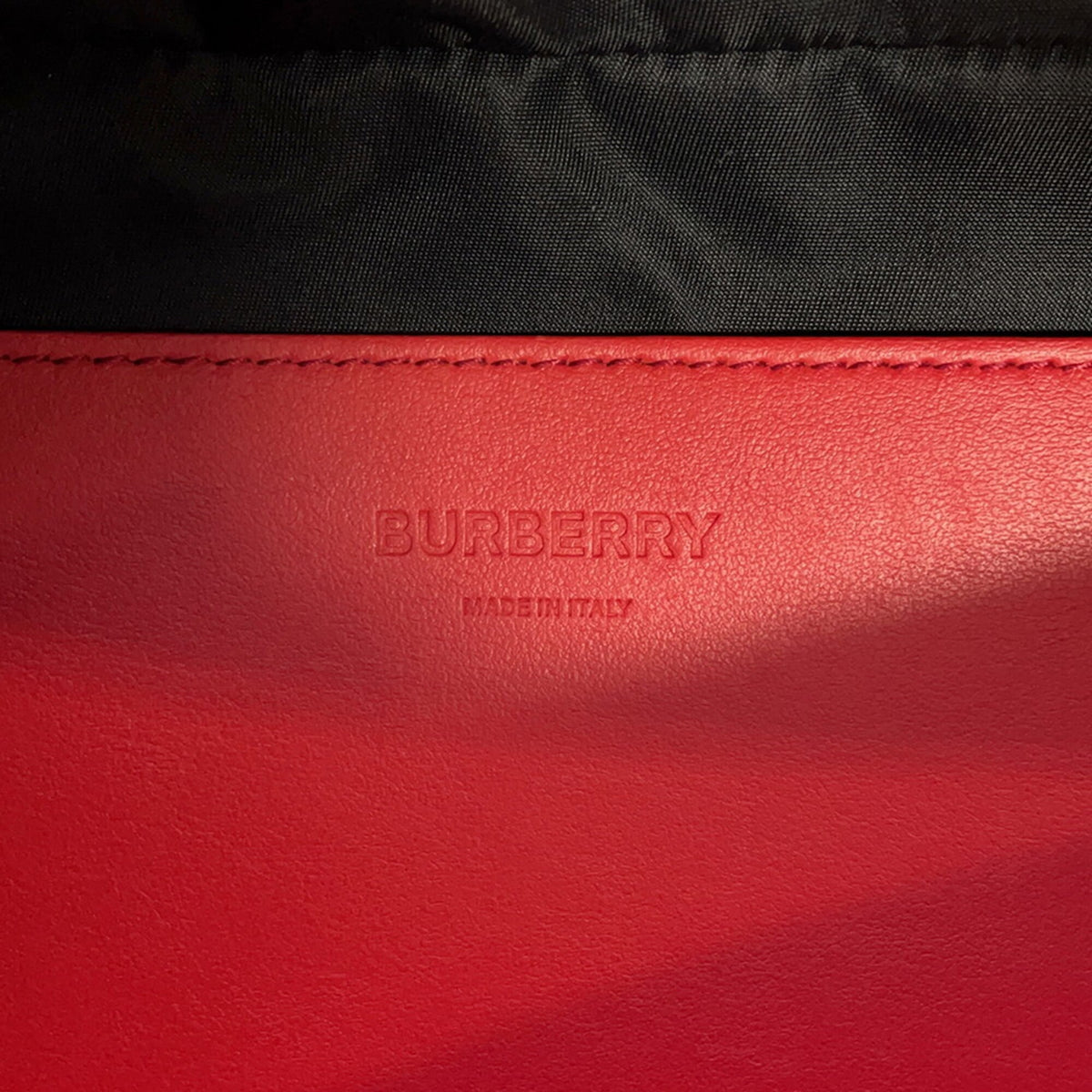 Burberry Beige Orange Nylon Sling Bag (Pre-Owned)