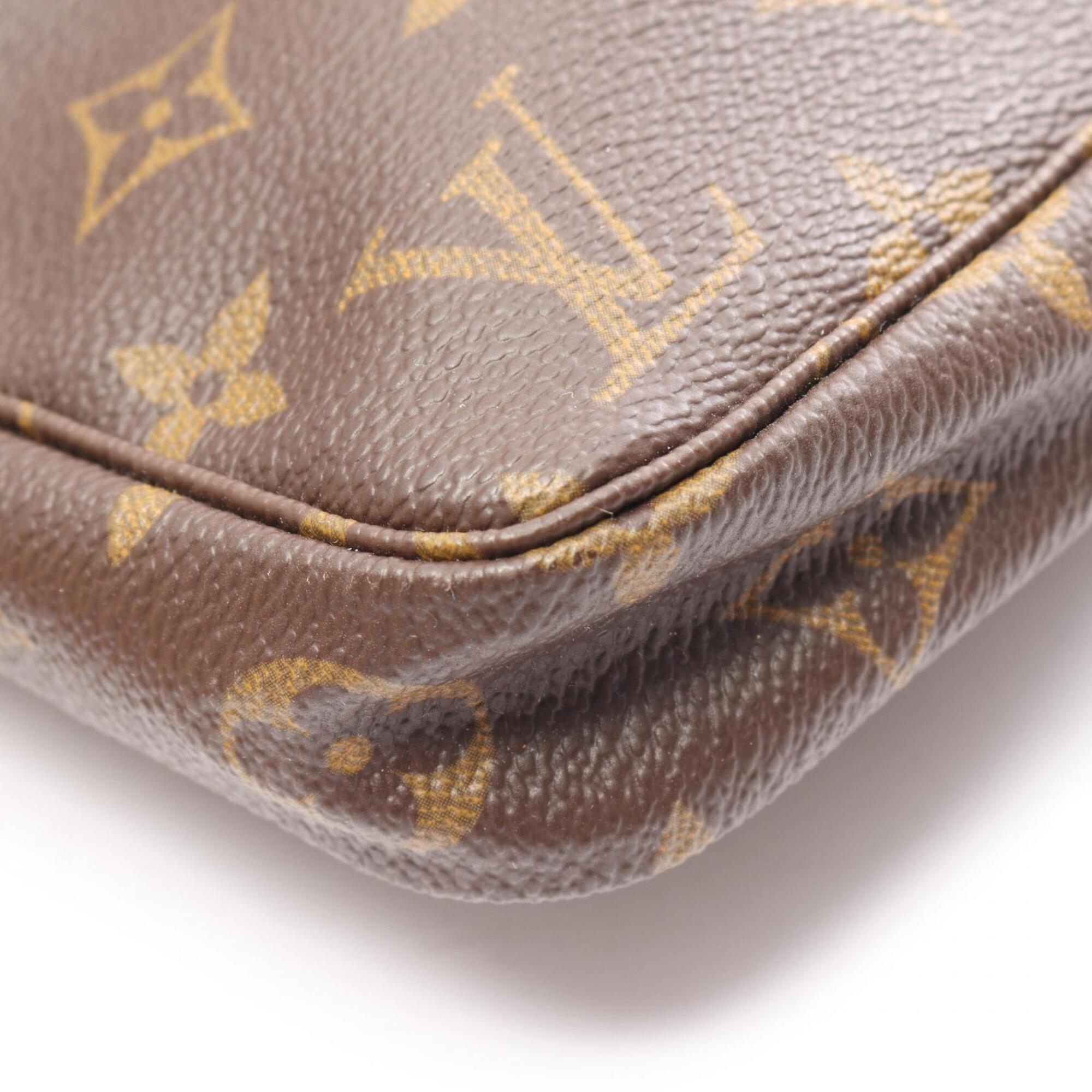 Louis Vuitton Brown Pvc Leather Handbag (Pre-Owned)