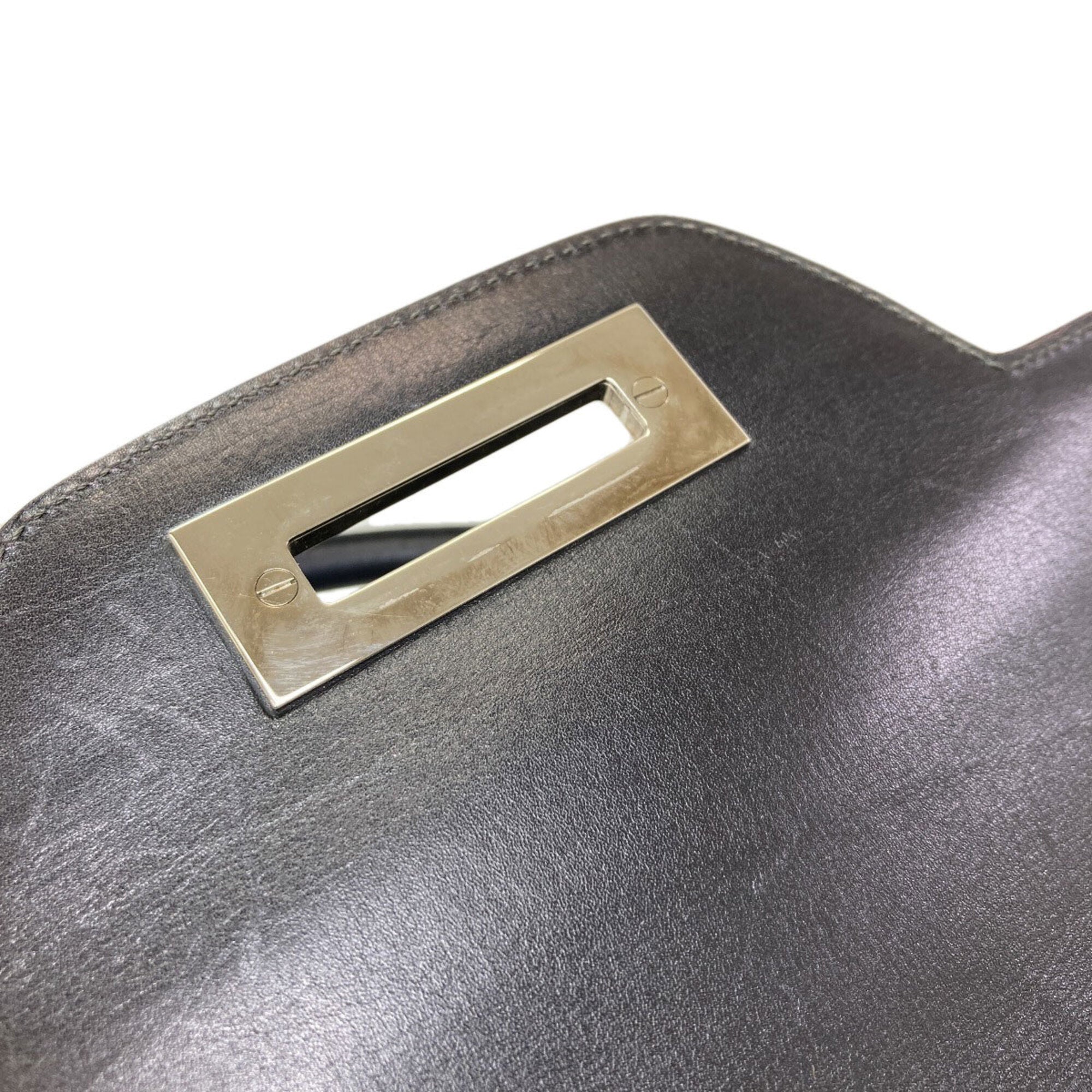 Salvatore Ferragamo Black Leather Tote Bag (Pre-Owned)