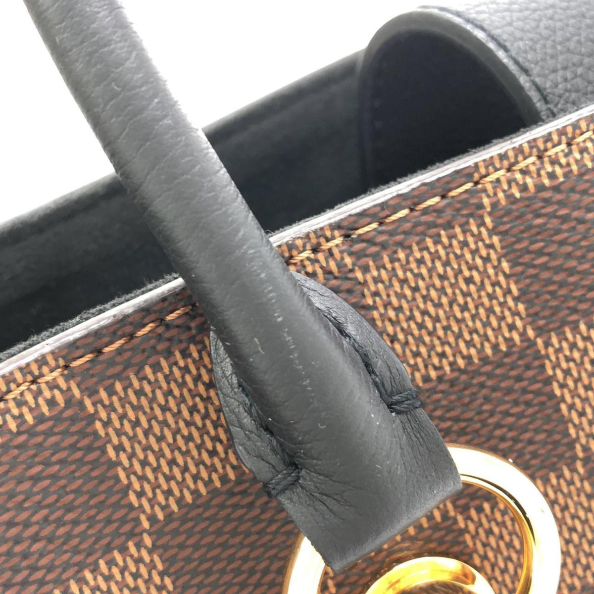 Louis Vuitton Black Ebene Coated Canvas Handbag (Pre-Owned)