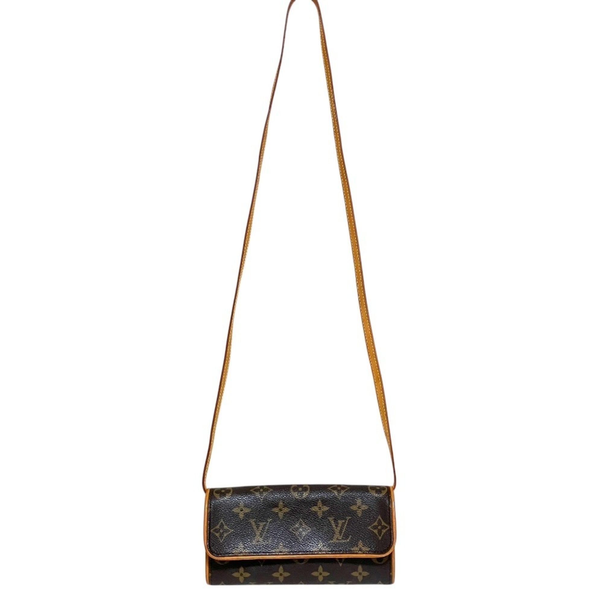 Louis Vuitton Monogram Brown Monogram Pochette Shoulder Bag (Pre-Owned)