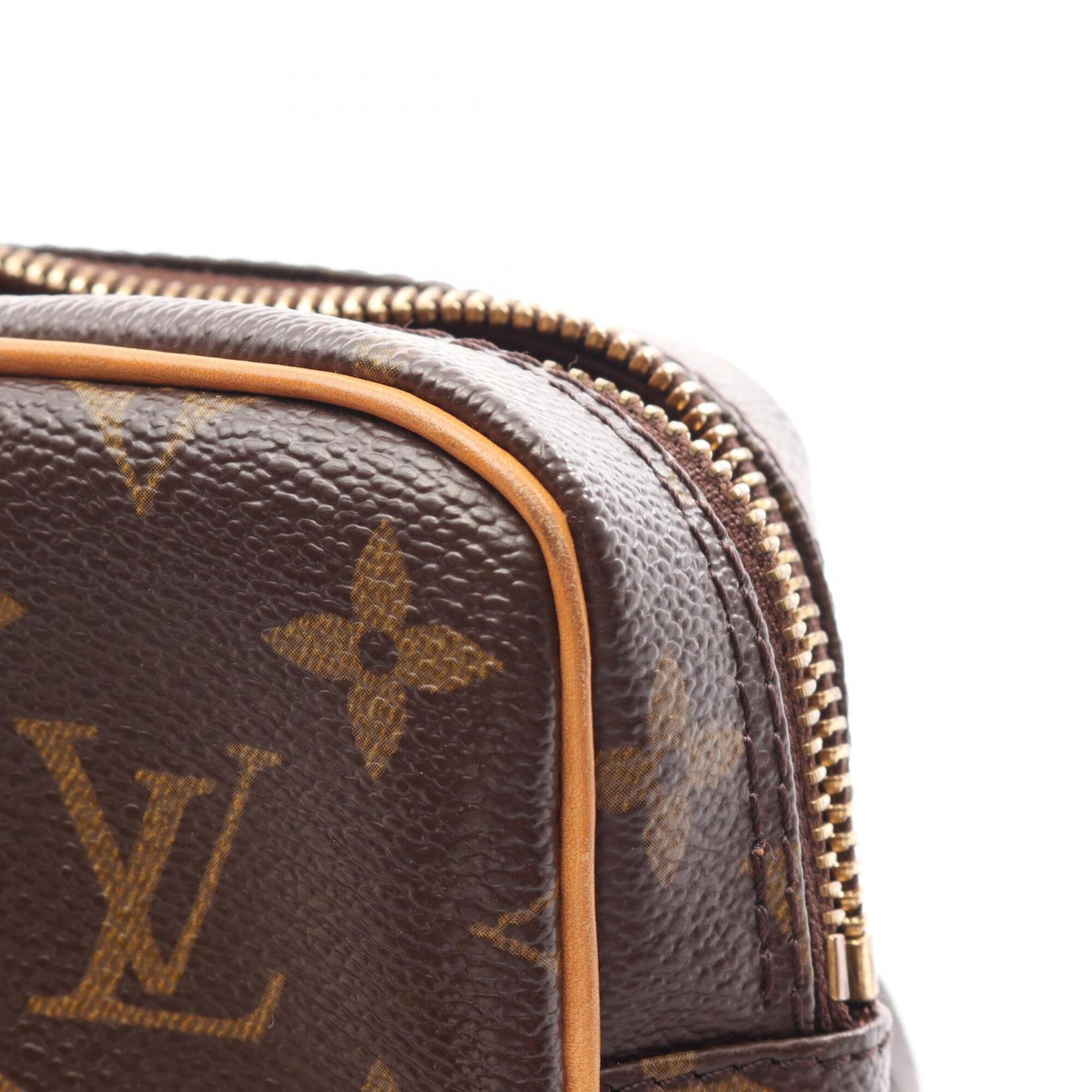 Louis Vuitton Brown Coated Canvas Pvc Monogram Leather Handbag Shoulder Bag (Pre-Owned)