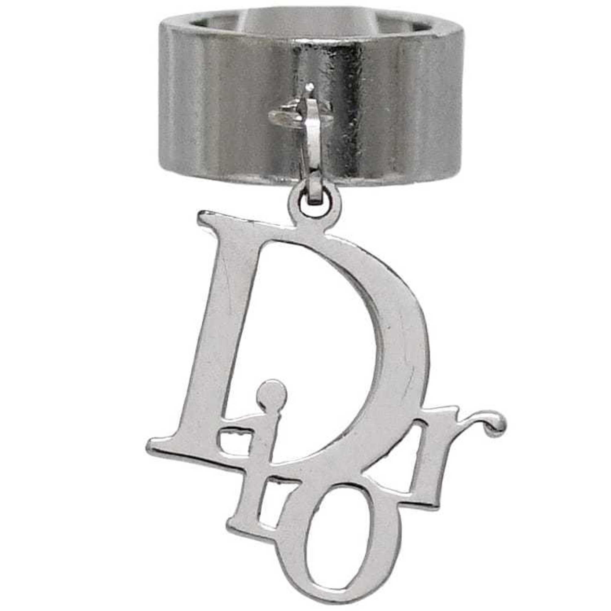 Christian Dior Silver Metal Band Ring (Pre-Owned)