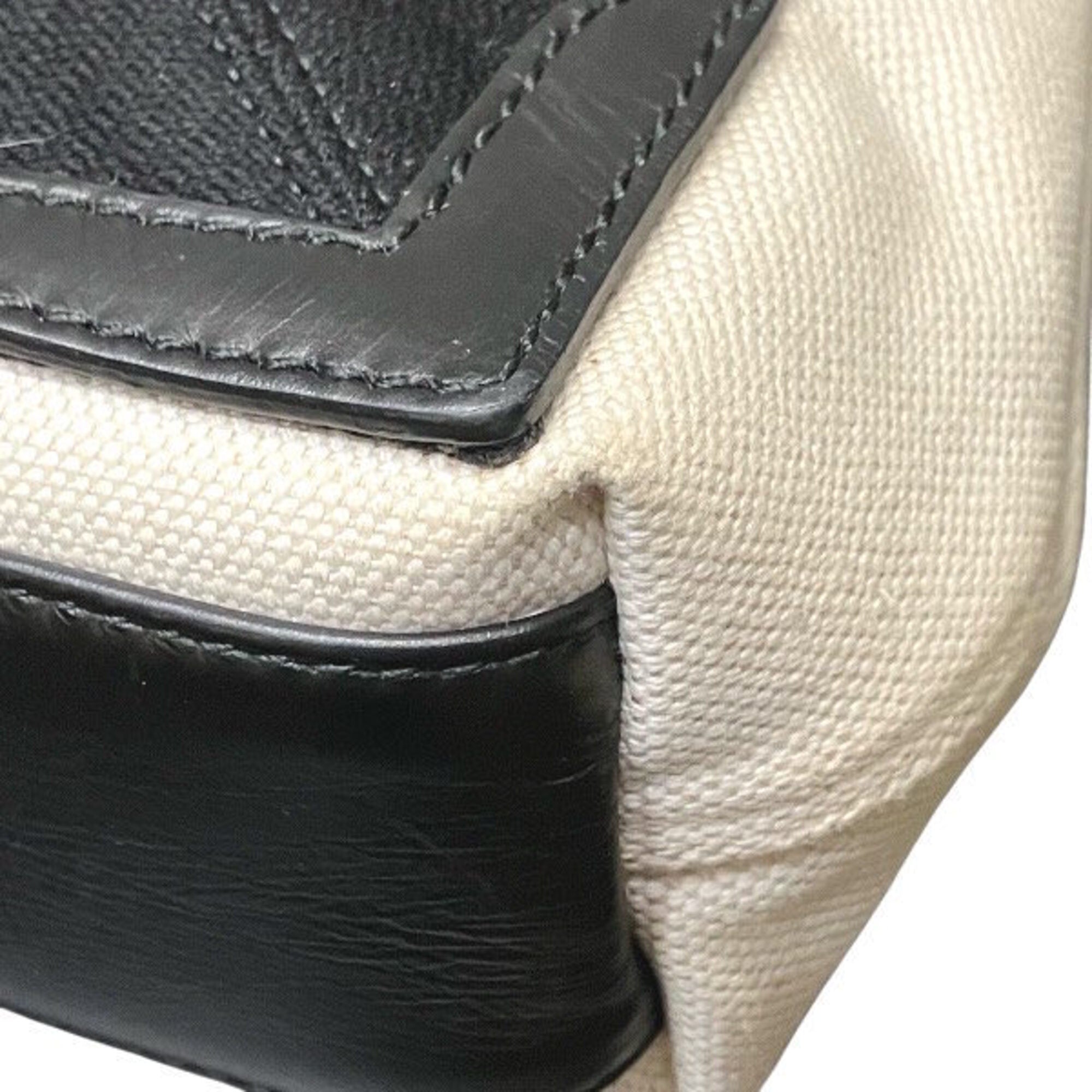 Balenciaga Black White Handbag Shoulder Bag (Pre-Owned)
