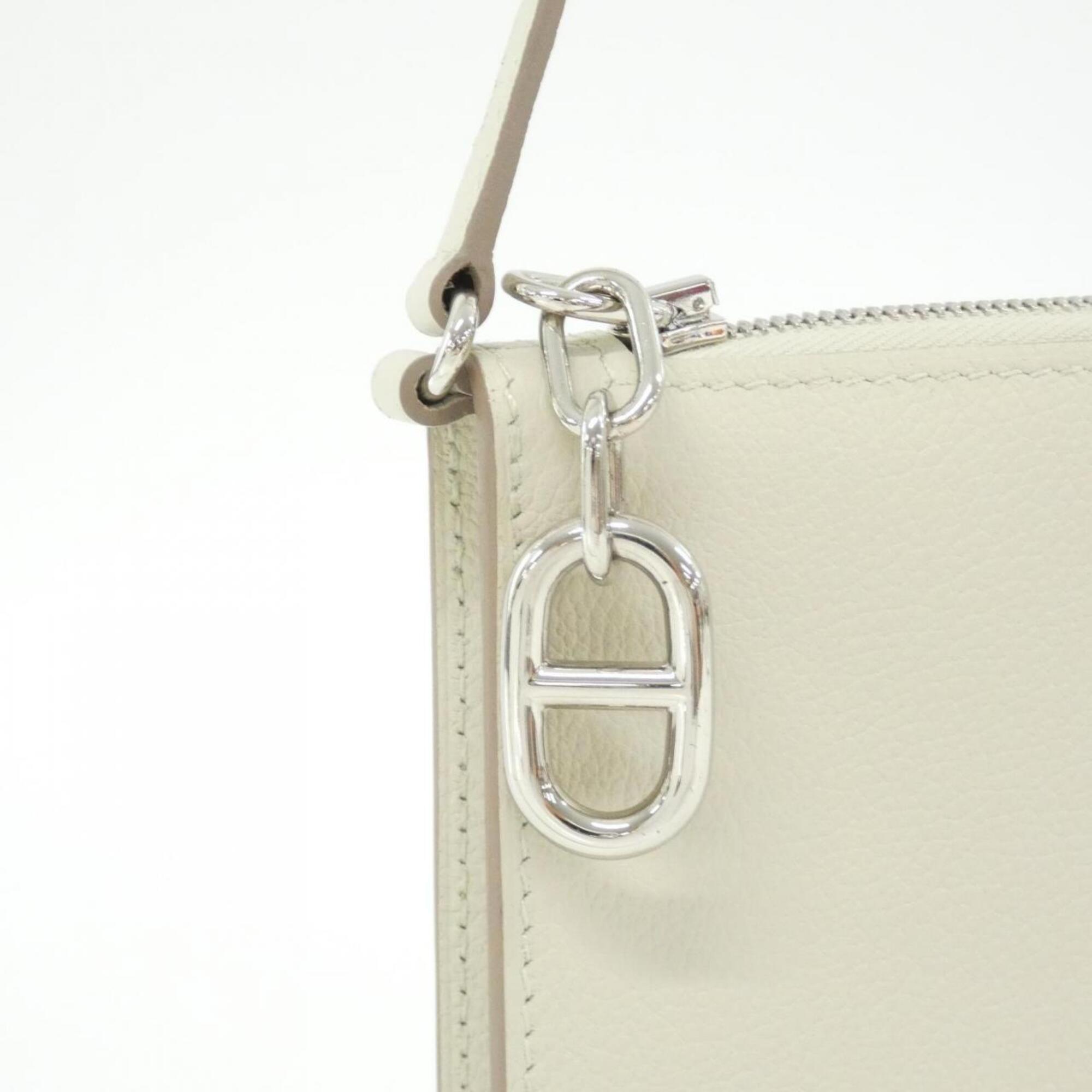 Hermes White Handbag Pouch (Pre-Owned)