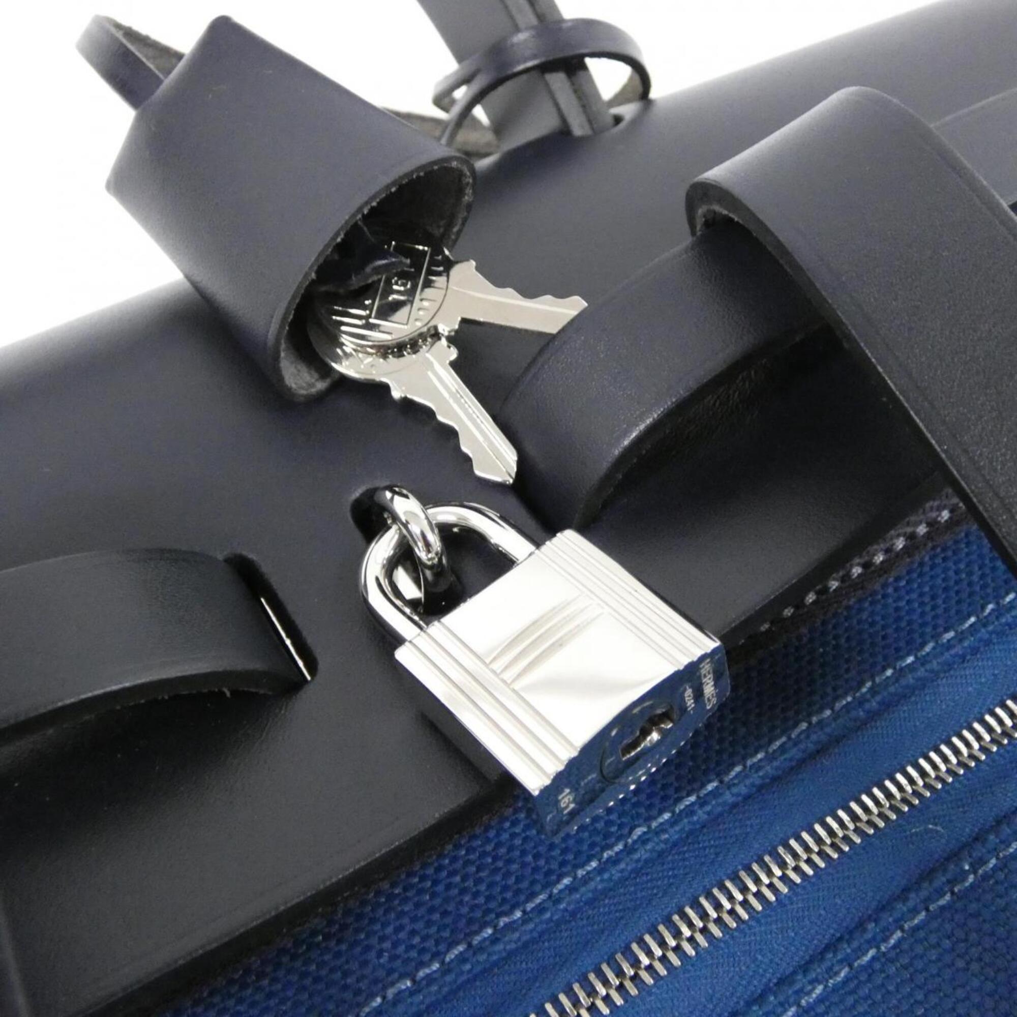 Hermes Blue Indigo Deep Blue Backpack Pouch (Pre-Owned)