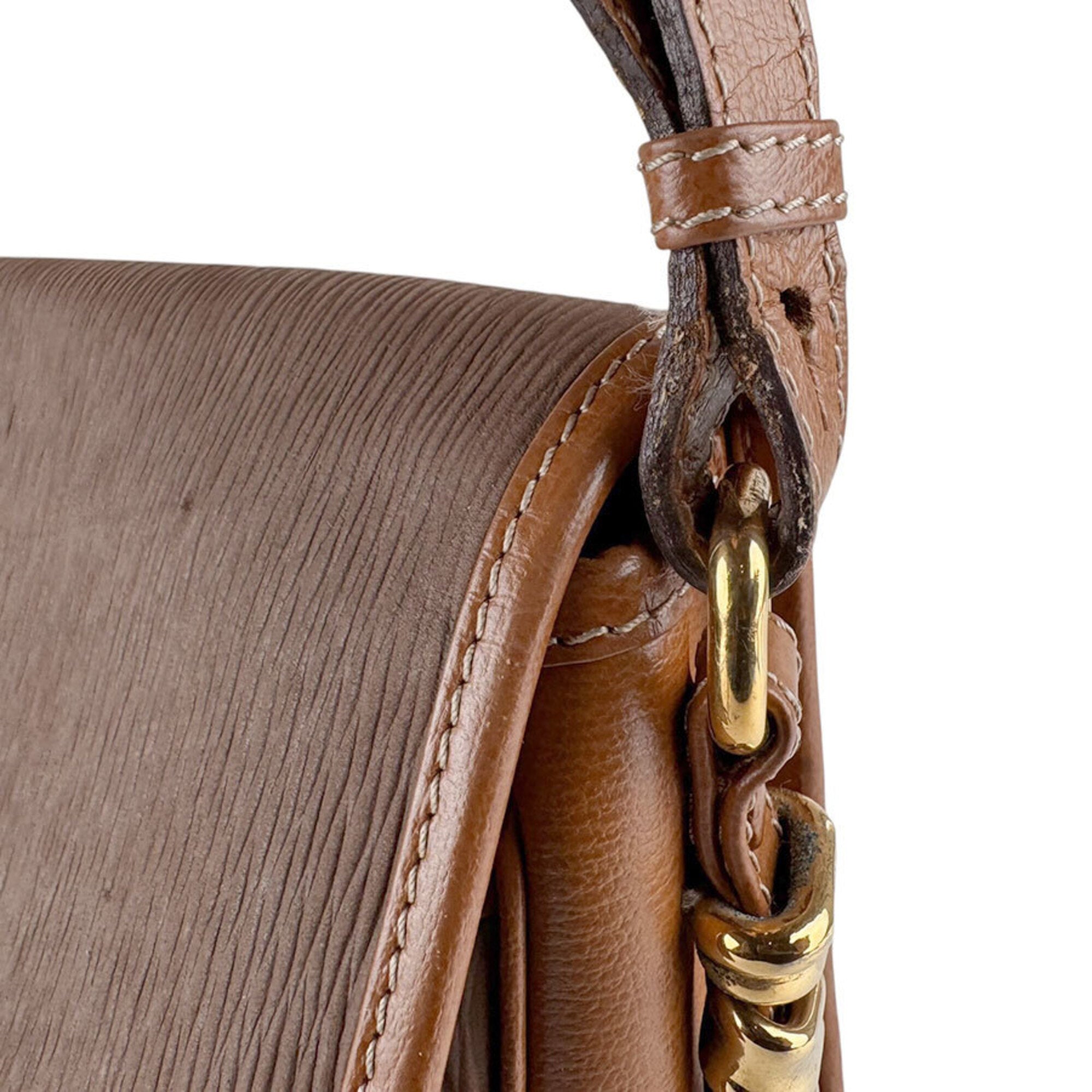 Loewe Brown Leather Shoulder Bag (Pre-Owned)