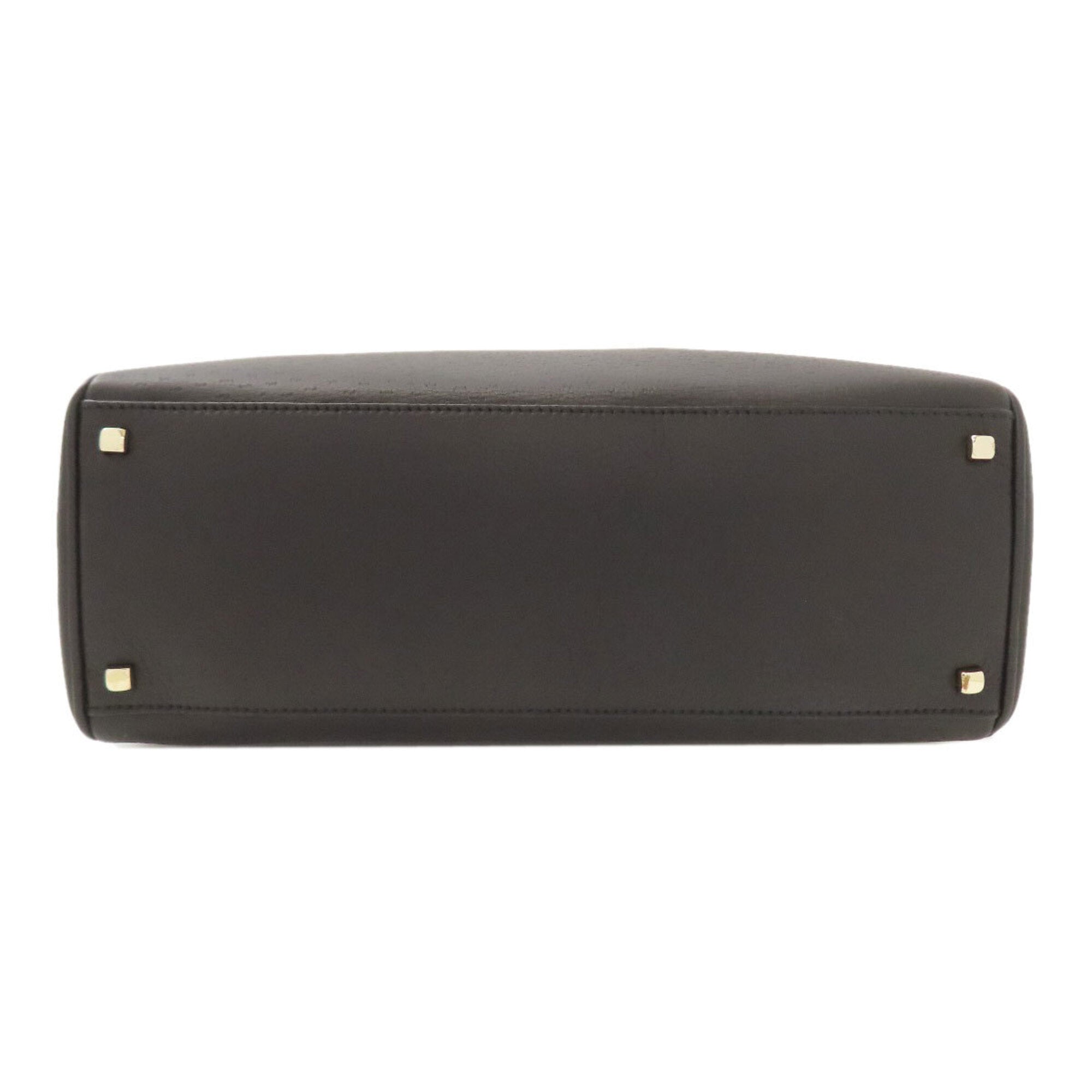 Salvatore Ferragamo Black Leather Handbag (Pre-Owned)