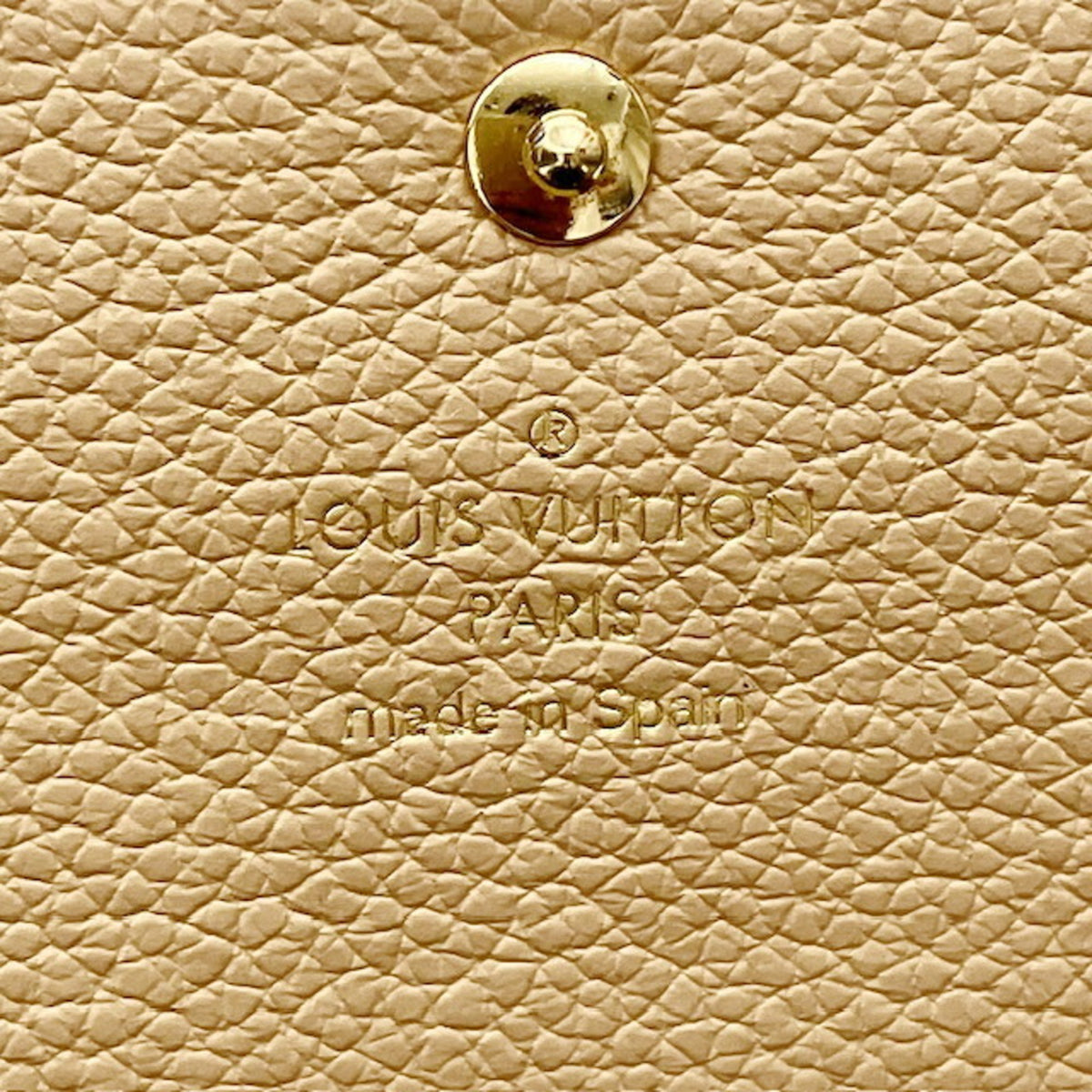 Louis Vuitton Beige Noir Monogram Empreinte Long Wallet (Bi-Fold) (Pre-Owned)