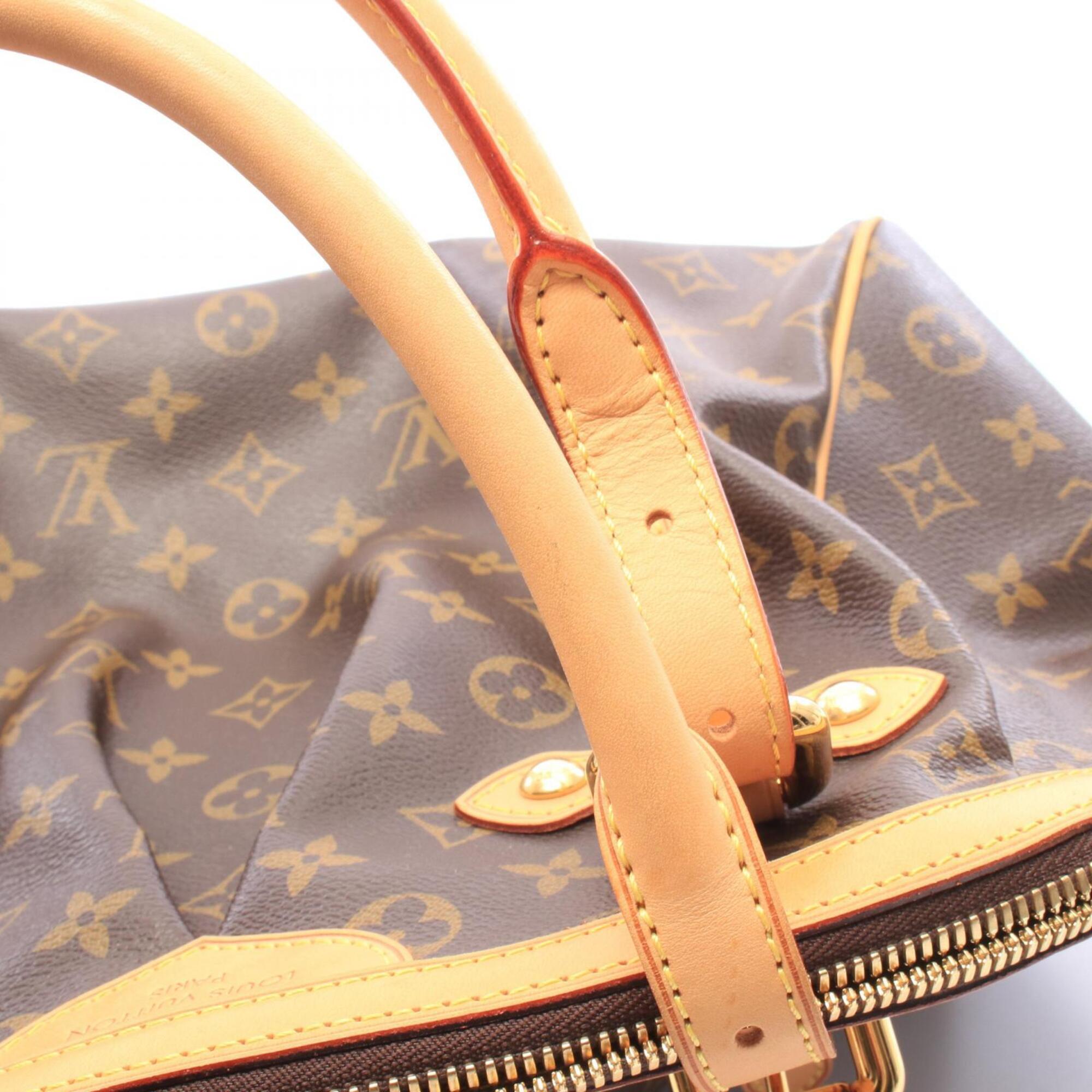 Louis Vuitton Brown Coated Canvas Leather Handbag (Pre-Owned)
