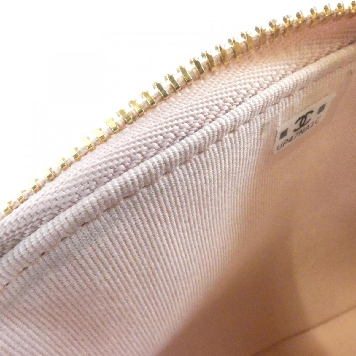 Chanel Pink Cotton Tweed Spangles Handbag Shoulder Bag (Pre-Owned)