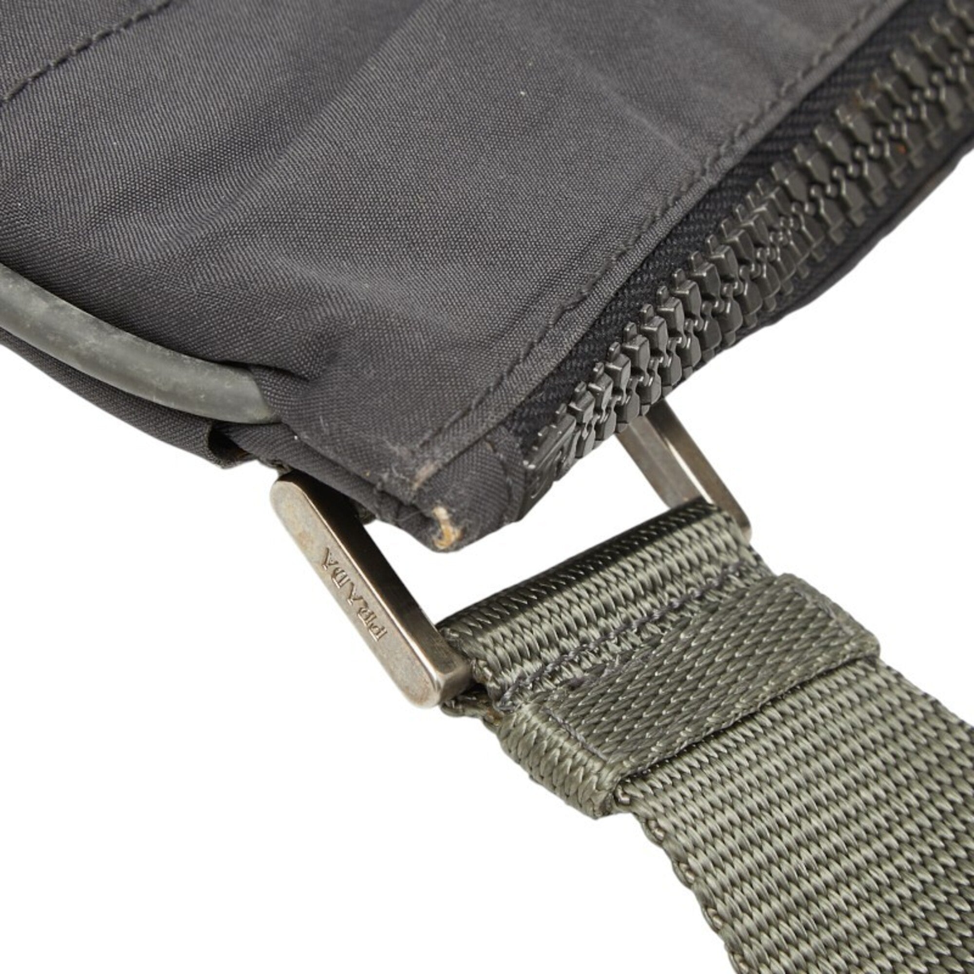 Pradasports Gray Nylon Shoulder Bag (Pre-Owned)