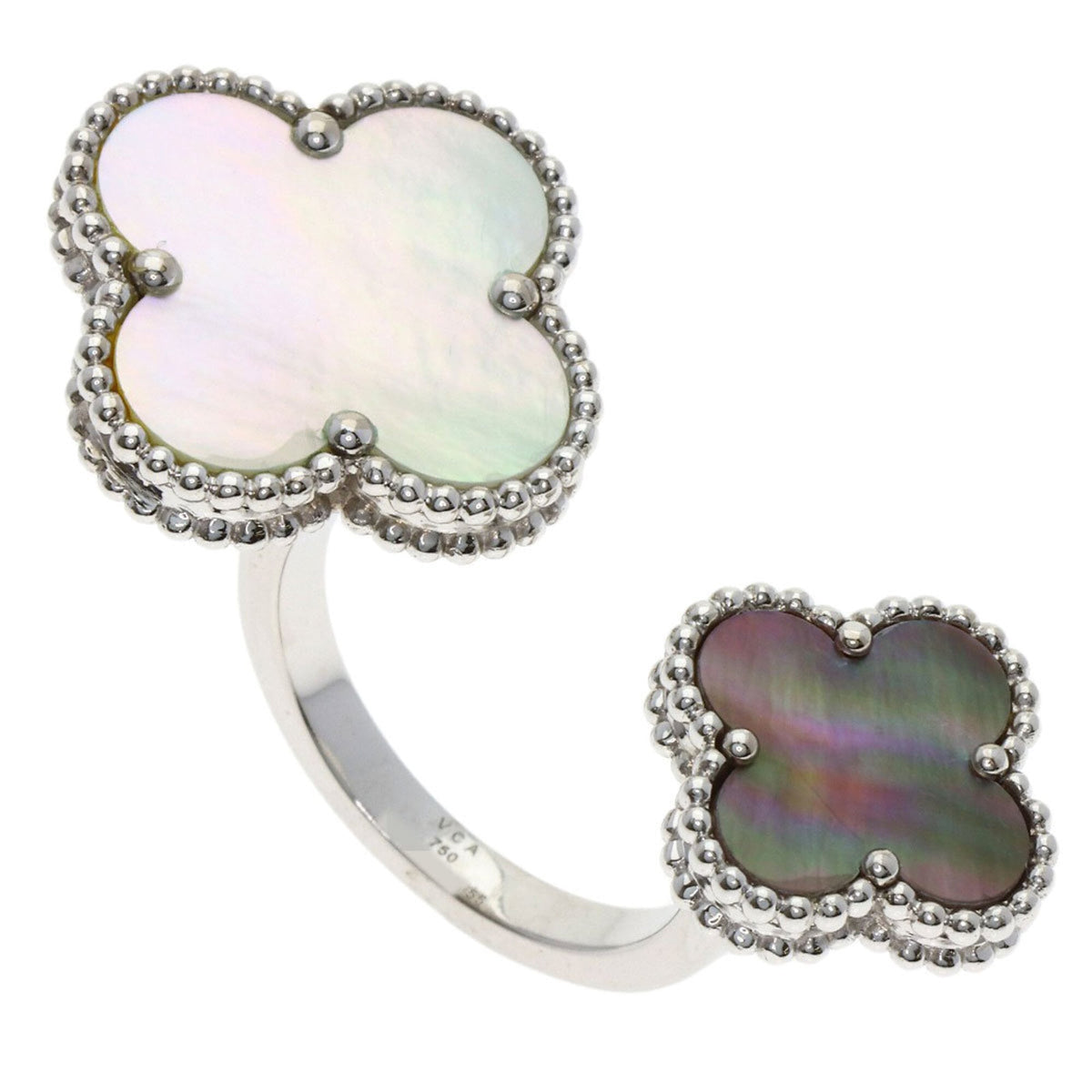 Van Cleef & Arpels White Gold White Gold (18K) Band Ring (Pre-Owned)