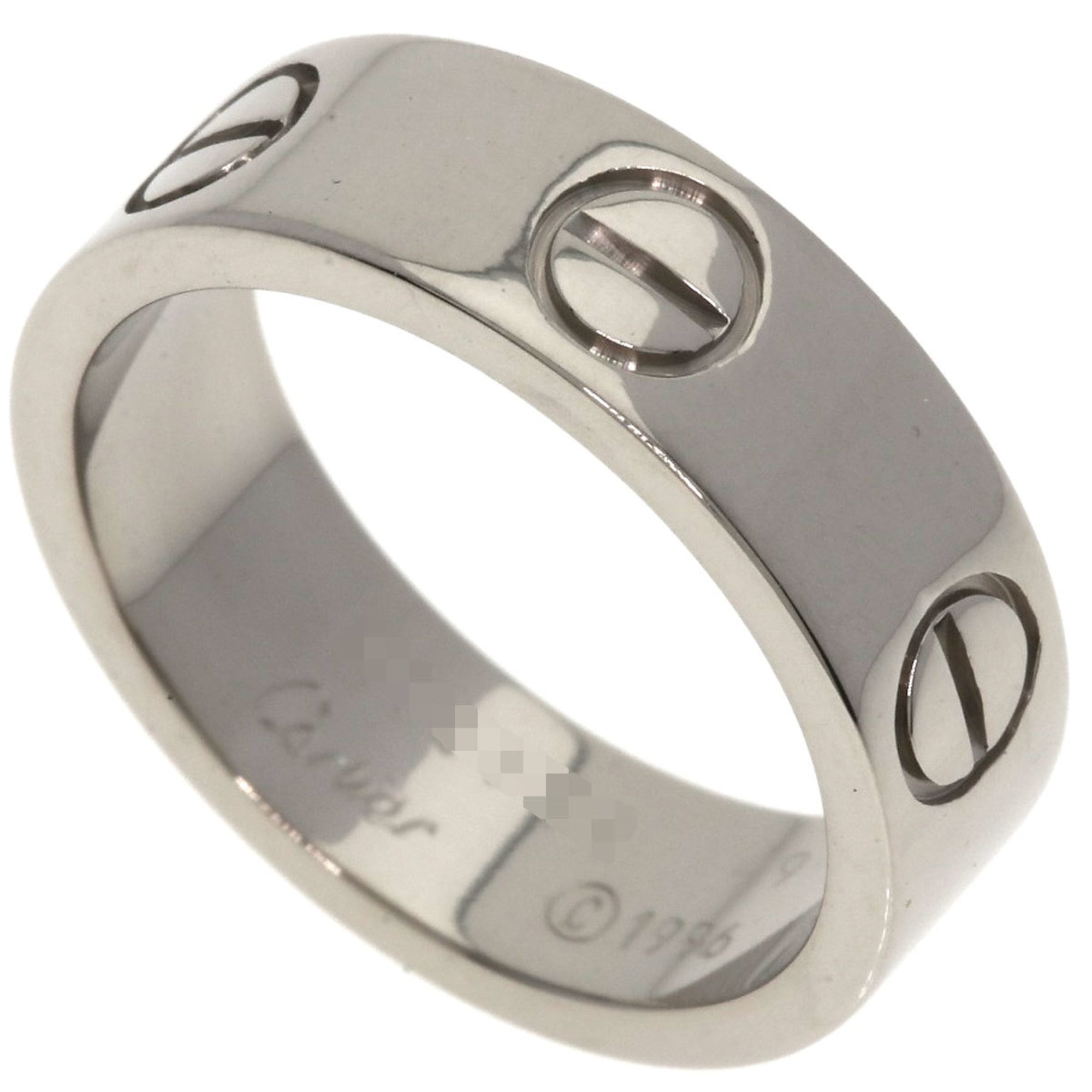 Cartier Love White Gold (18K) Band Ring (Pre-Owned)