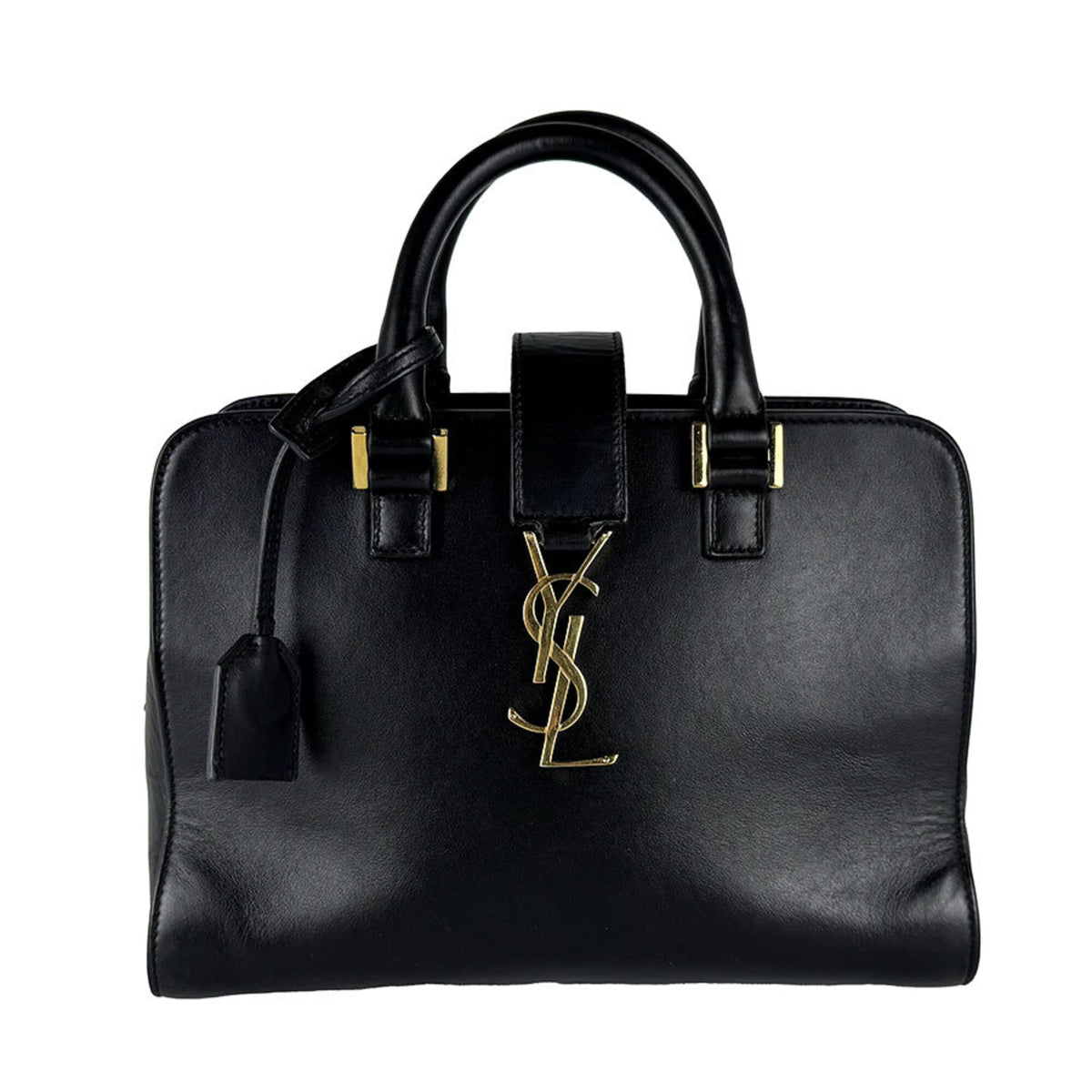 Saint Laurent Black Leather Handbag (Pre-Owned)