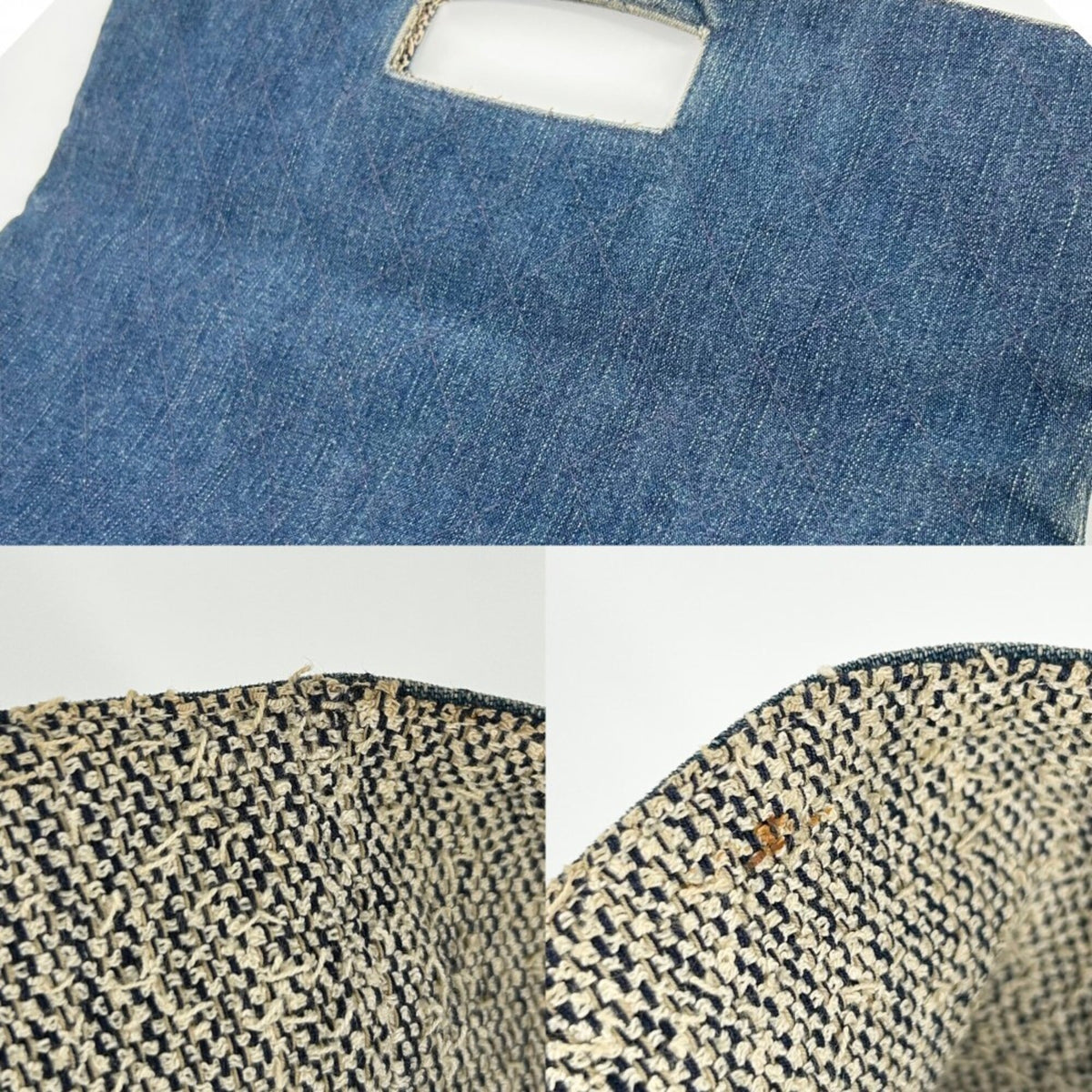 Chanel Matelasse Blue Denim Handbag (Pre-Owned)