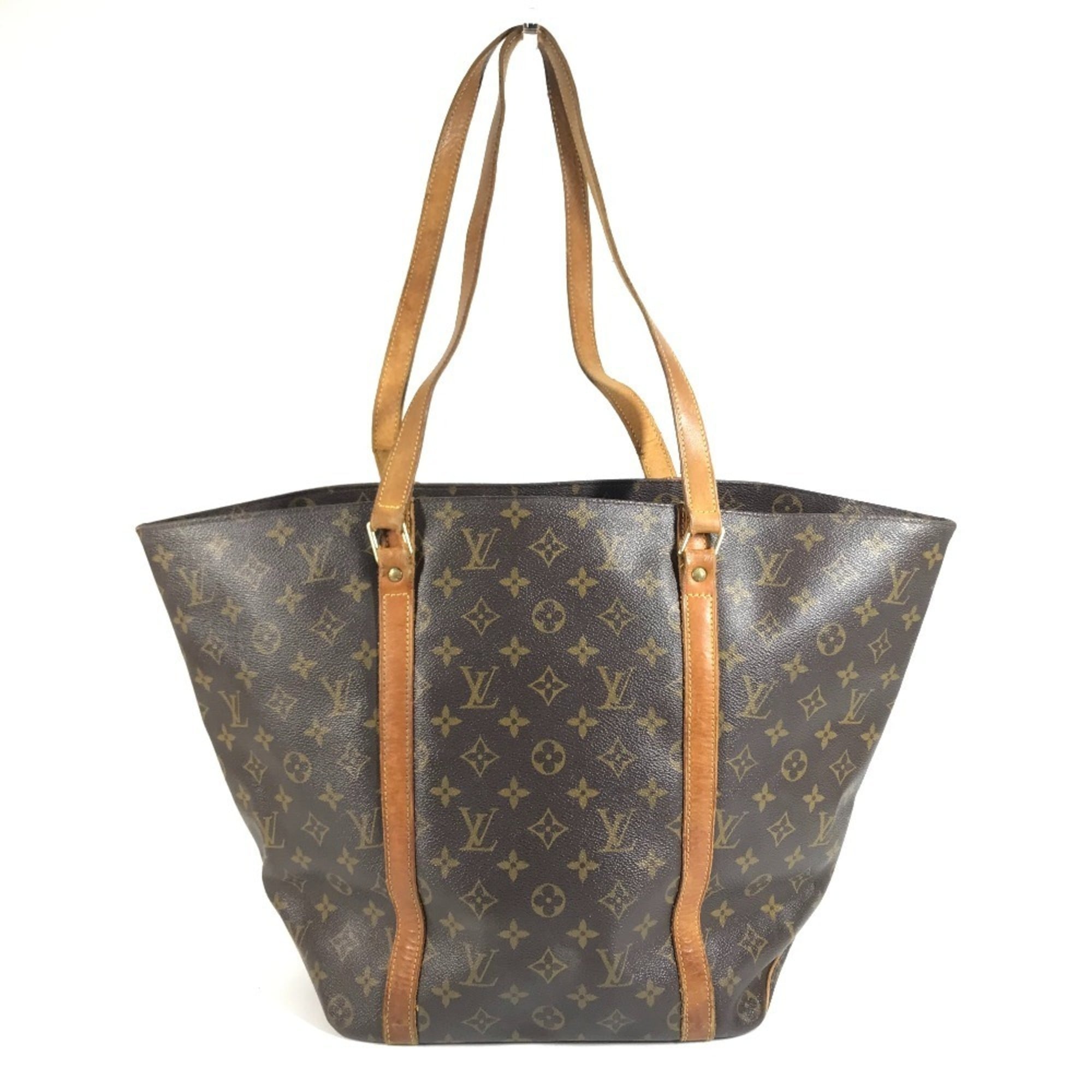 Louis Vuitton Brown Galle Monogram Shoulder Bag Tote Bag (Pre-Owned)