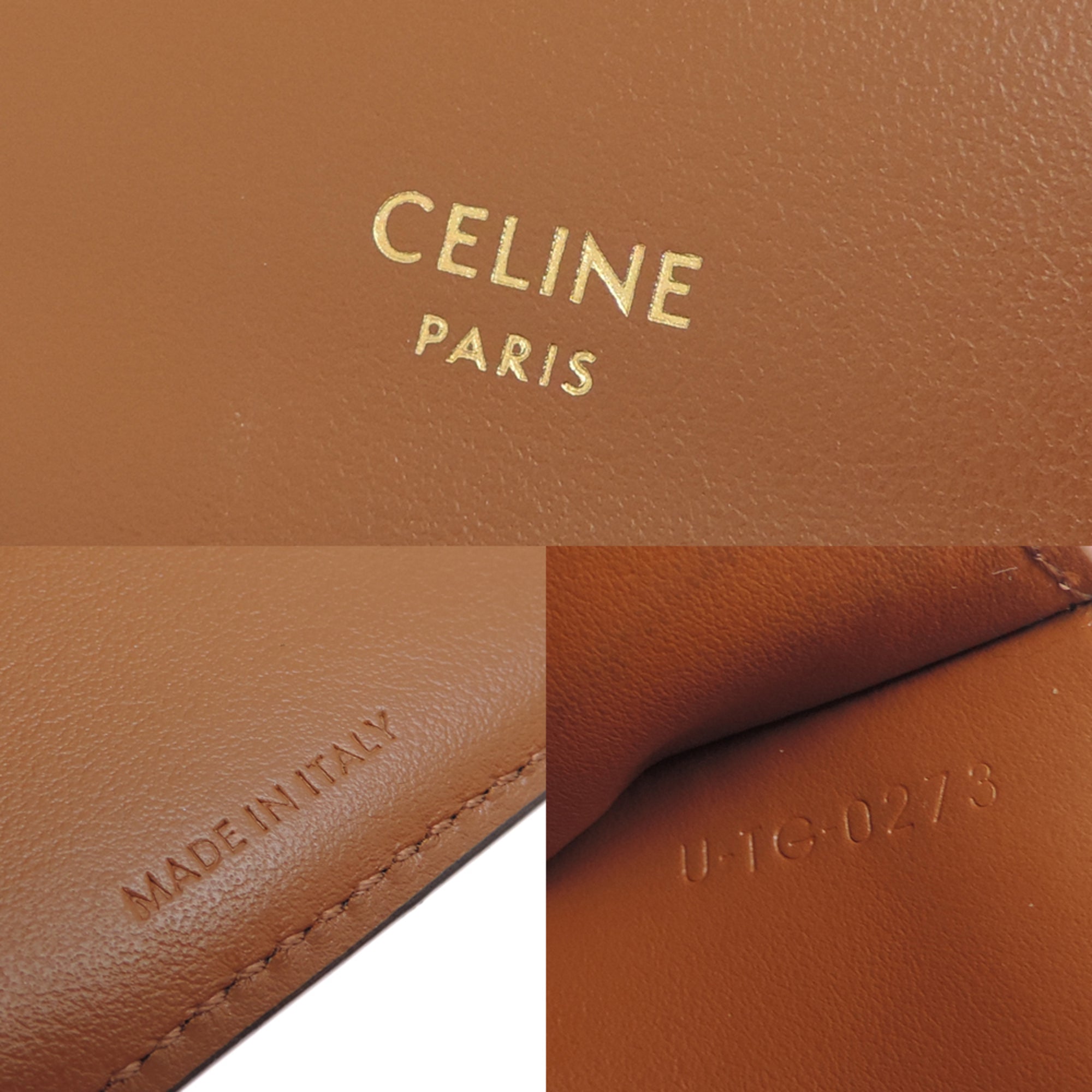 Celine Brown Coated Canvas Wallet (Tri-Fold) (Pre-Owned)