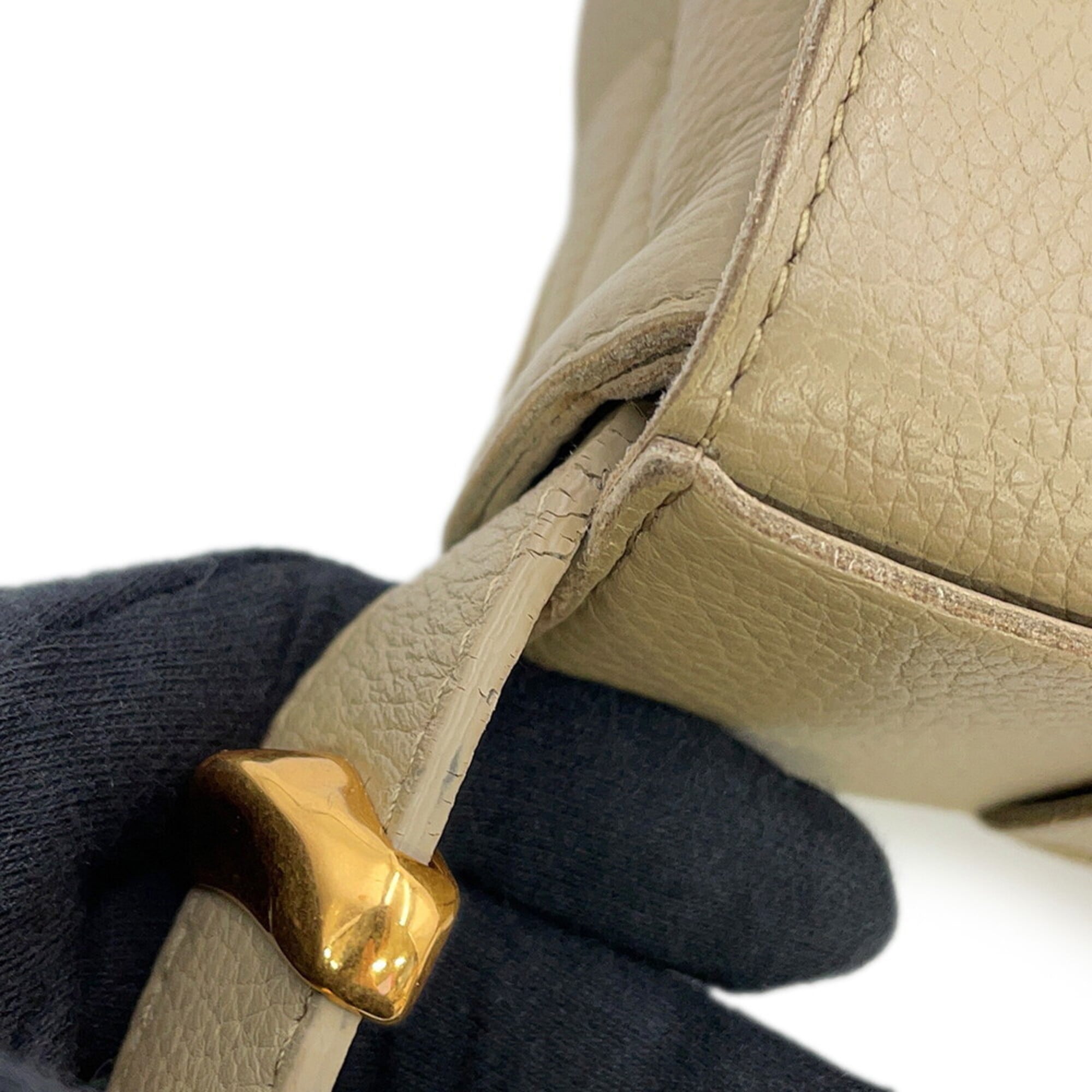 Bottega Veneta Beige Intrecciato Handbag Shoulder Bag (Pre-Owned)