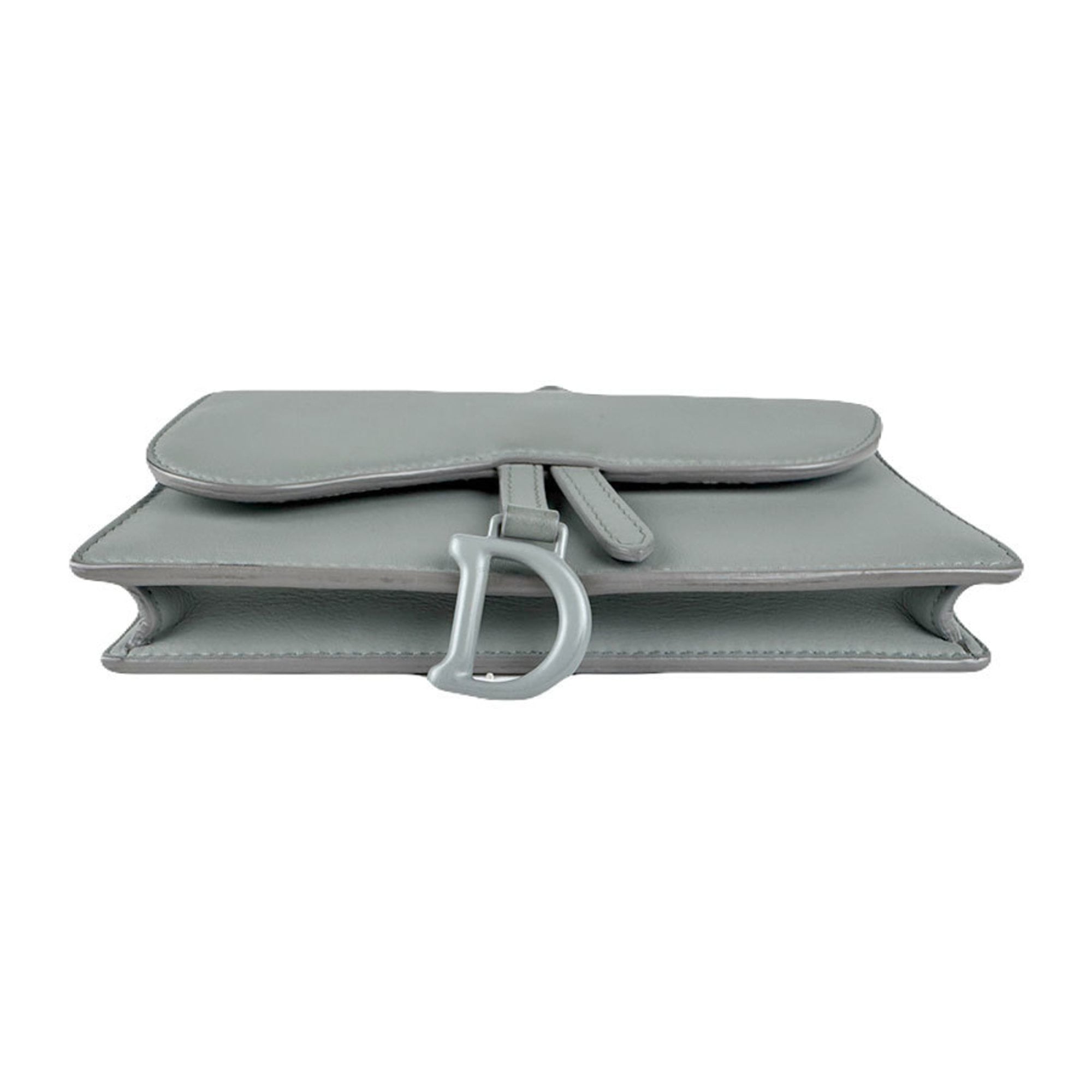 Christian Dior Gray Leather Fanny Pack (Pre-Owned)