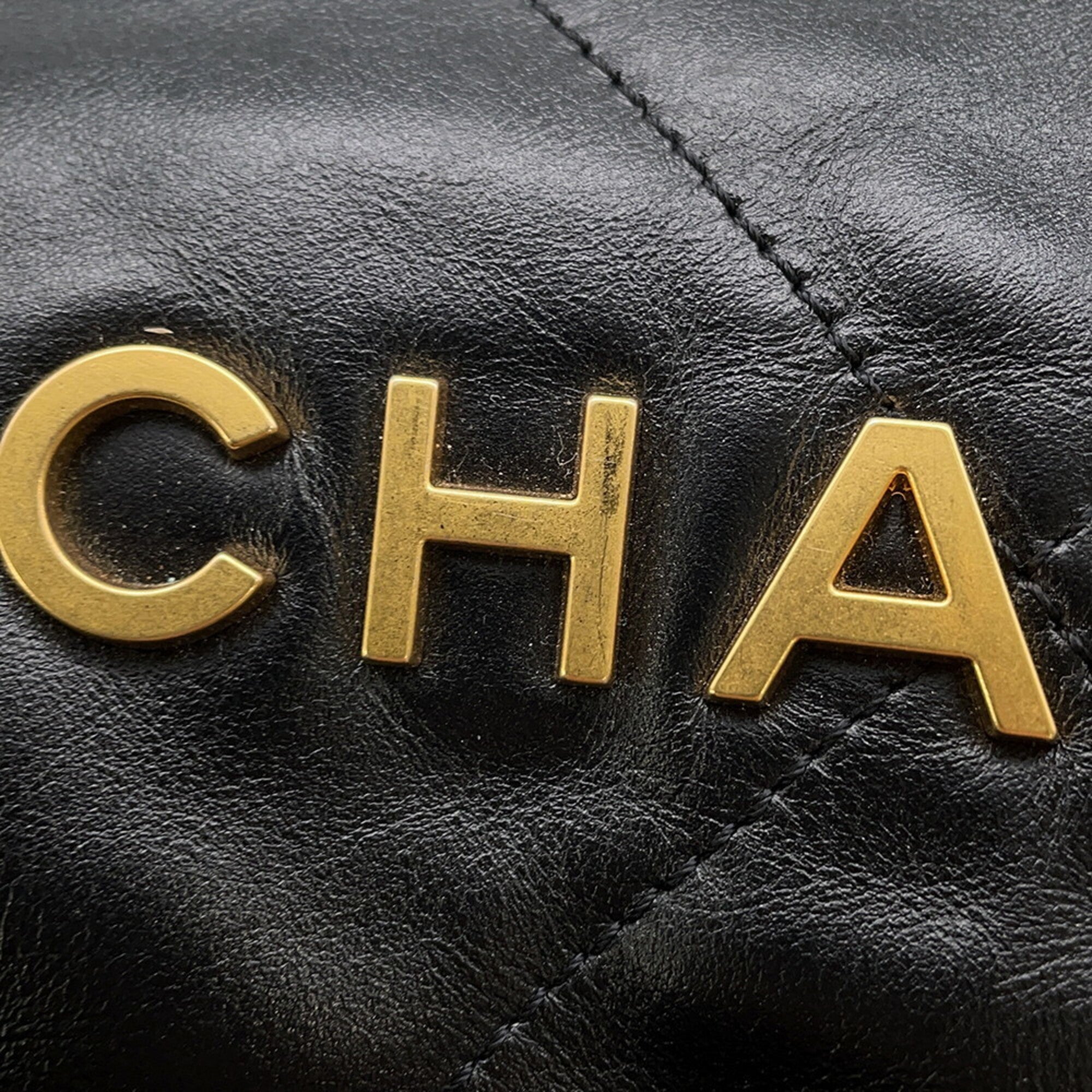 Chanel Black Leather Backpack (Pre-Owned)