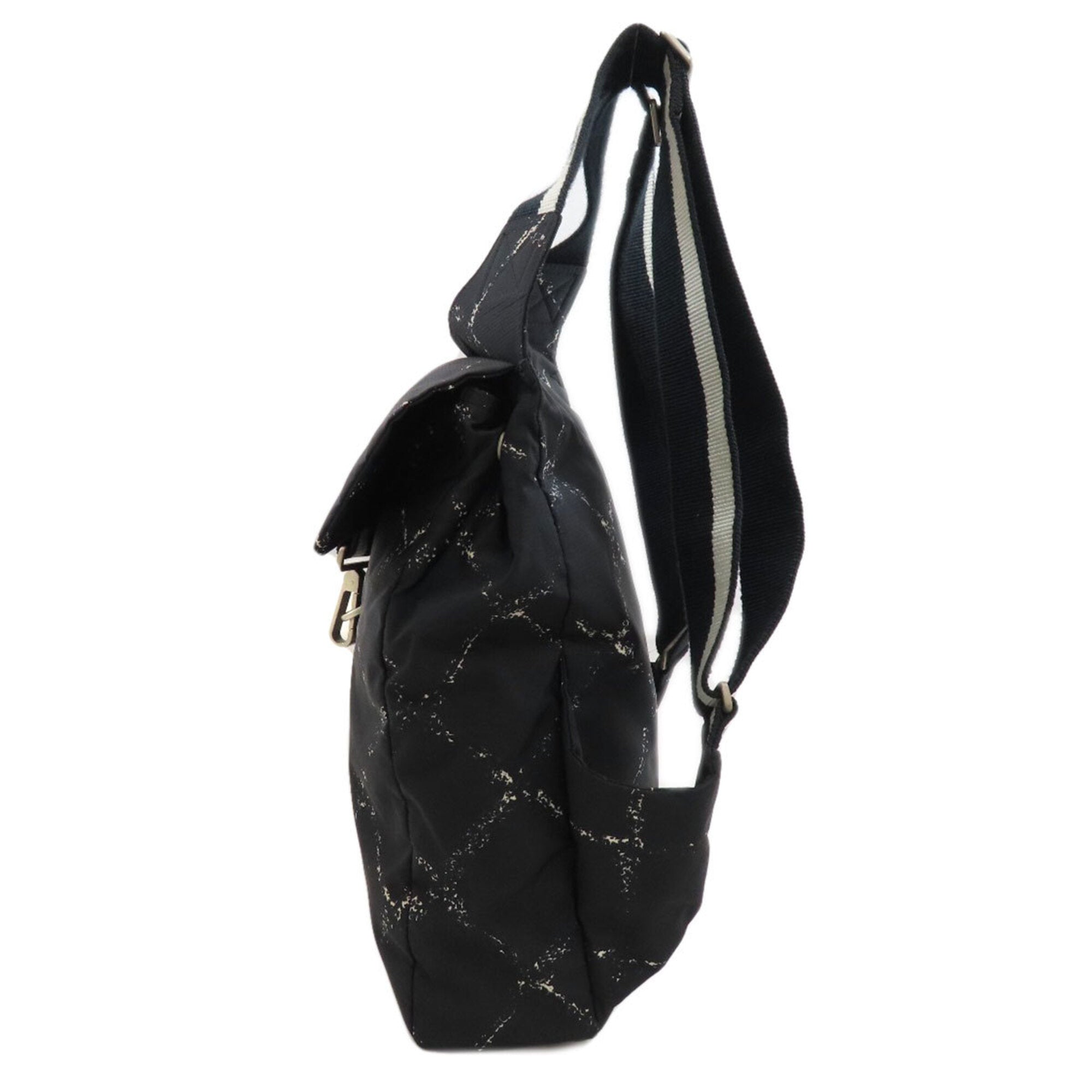 Chanel Travel Line Black Nylon Backpack (Pre-Owned)