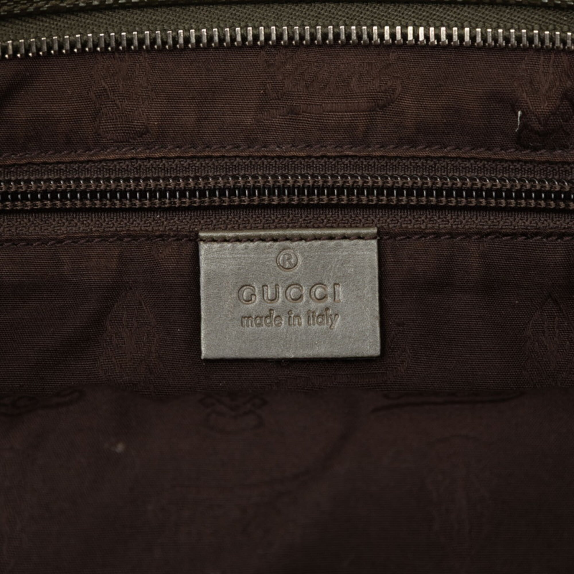 Gucci Moss Green Pvc Leather Shoulder Bag (Pre-Owned)