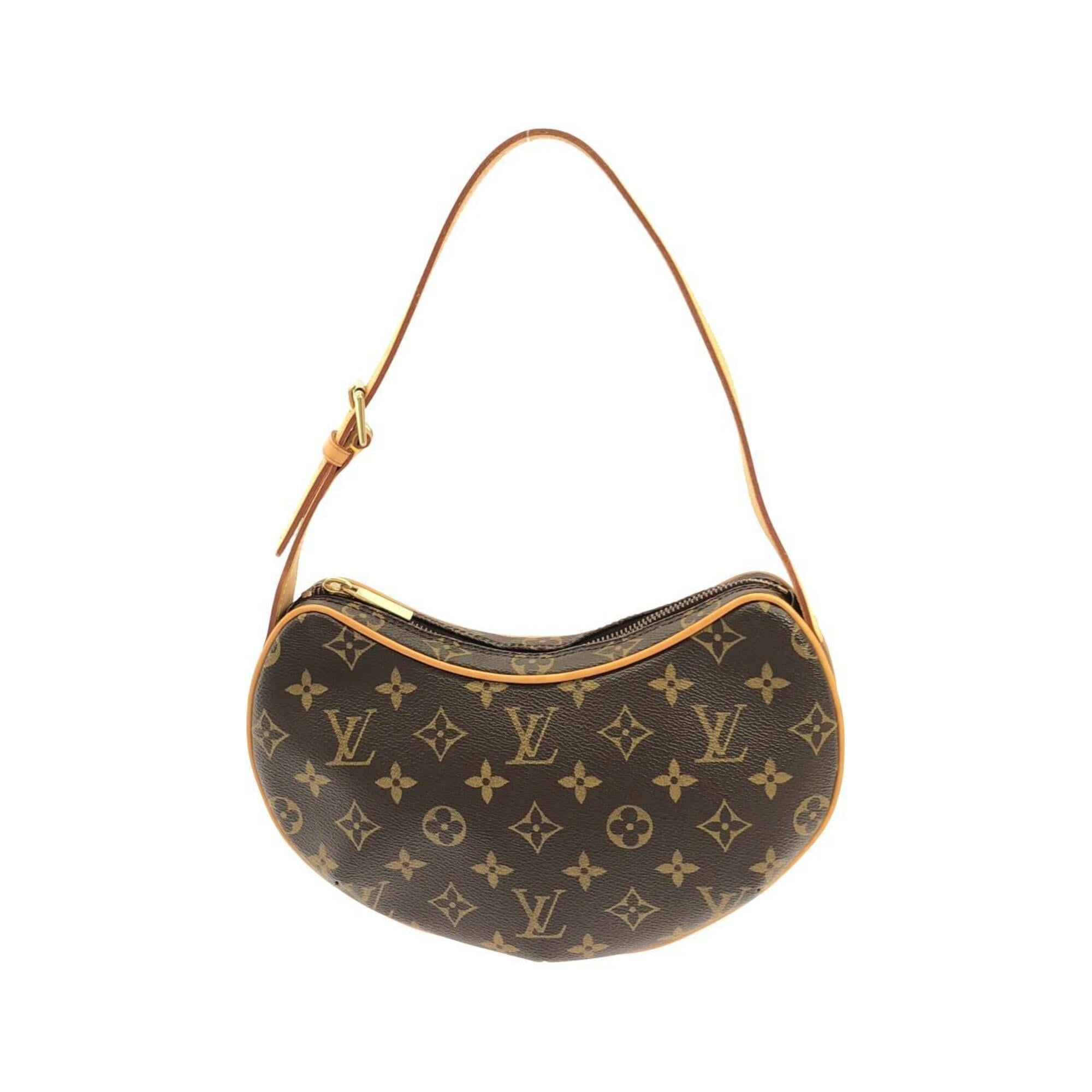Louis Vuitton Marron Coated Canvas Pochette Shoulder Bag (Pre-Owned)