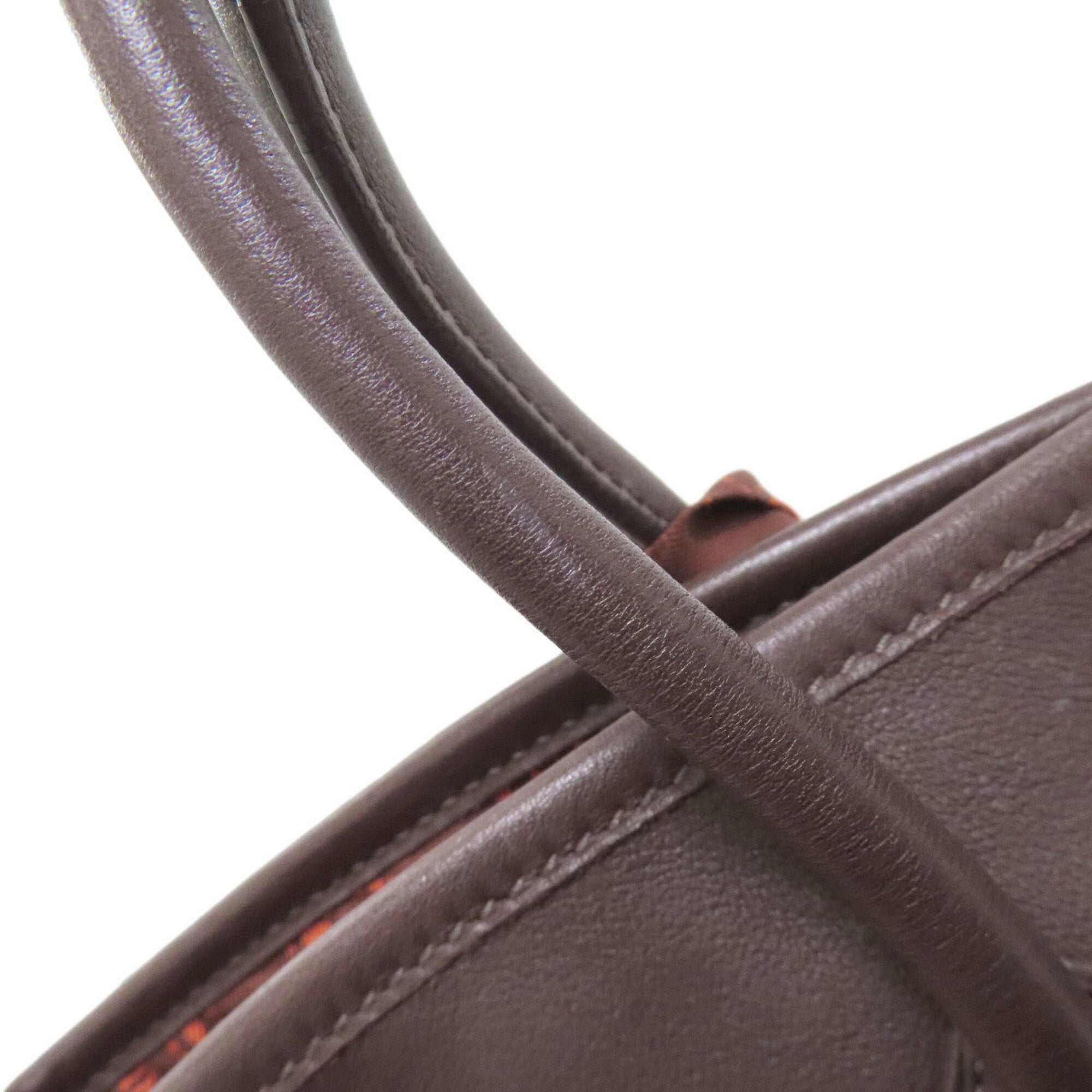 Hermes Garden Havane Swift Leather Handbag (Pre-Owned)