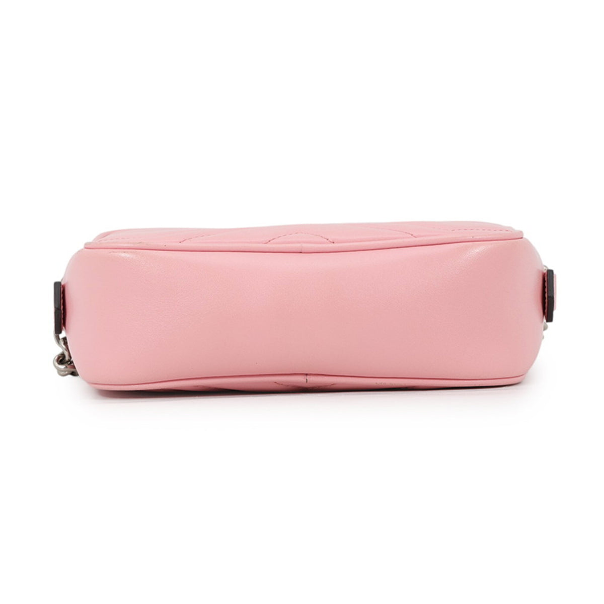 Gucci Gg Marmont Pink Leather Shoulder Bag (Pre-Owned)
