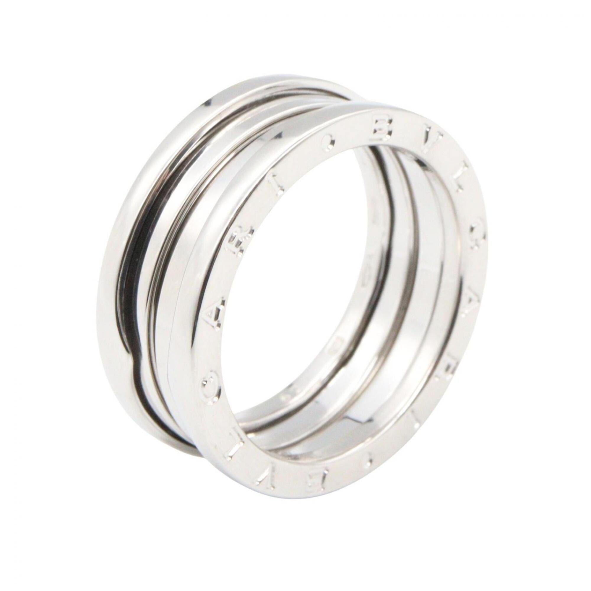 Bvlgari Silver White Gold (18K) Band Ring (Pre-Owned)