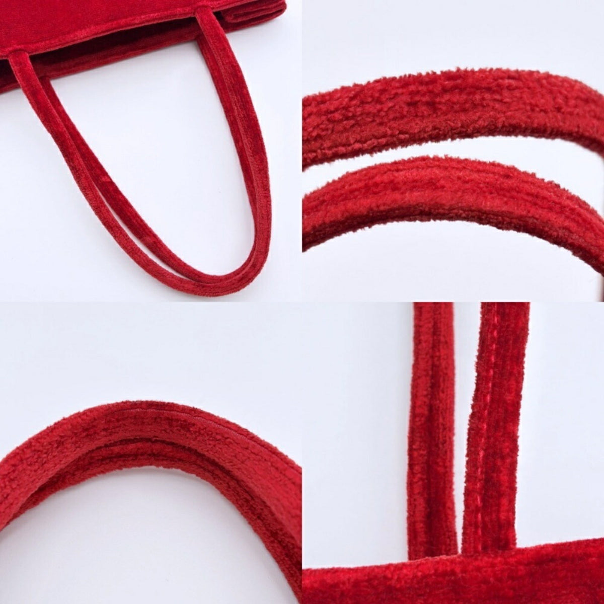Fendi Red Color Leather Shoulder Bag Tote Bag (Pre-Owned)