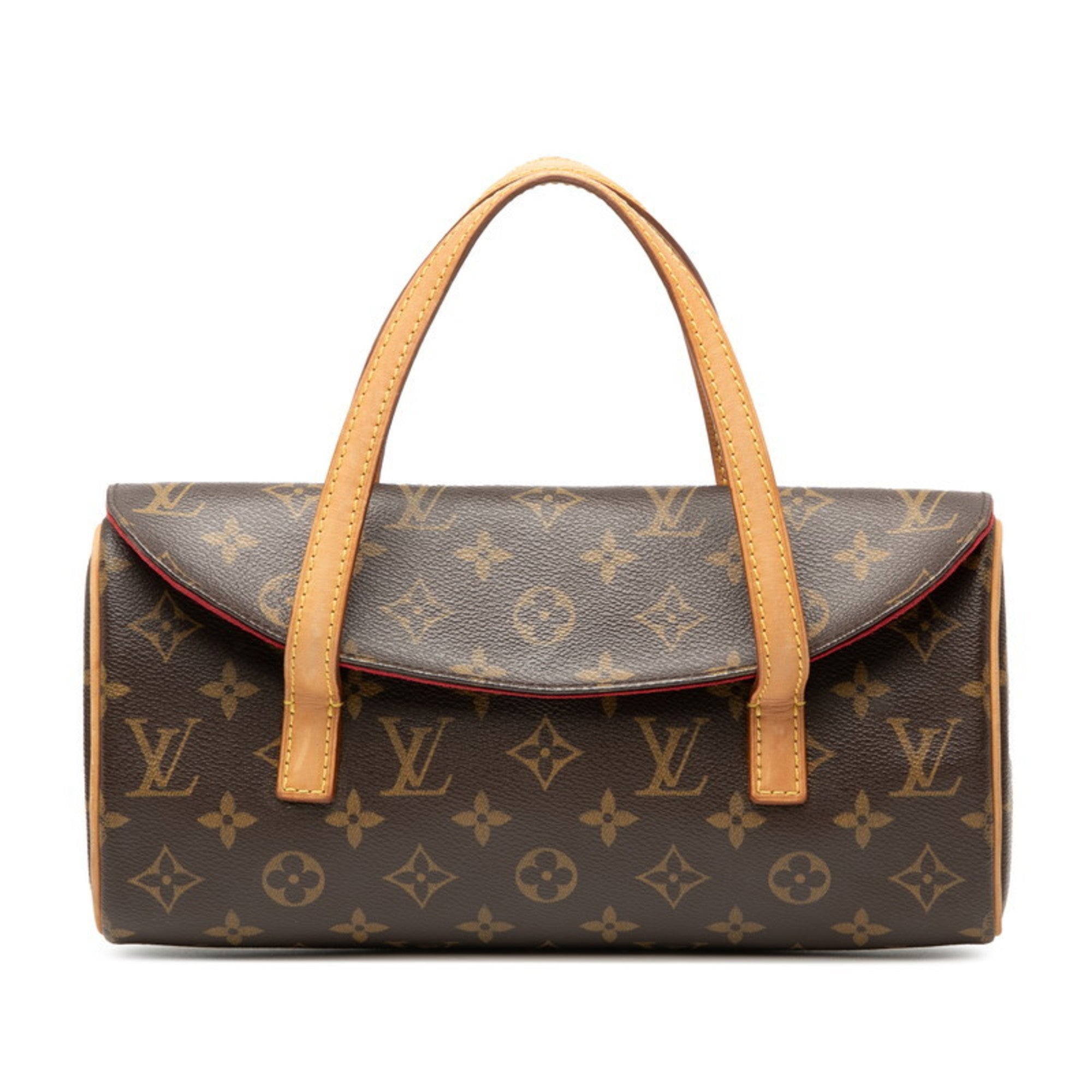 Louis Vuitton Brown Pvc Leather Handbag (Pre-Owned)