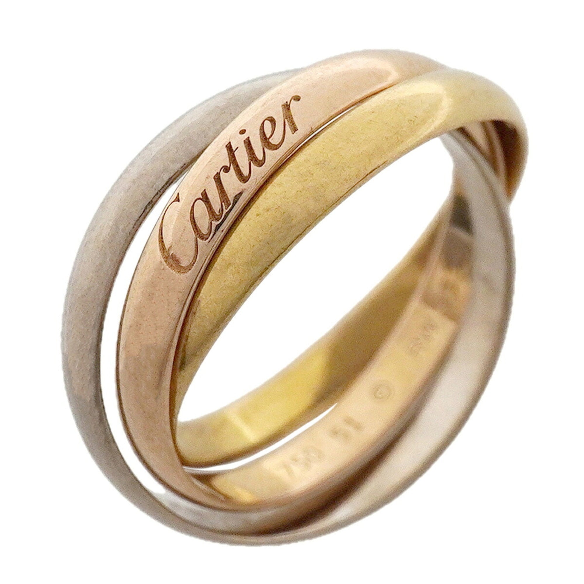 Cartier Yellow Gold (18K) Pink Gold (18K) White Gold (18K) Band Ring (Pre-Owned)