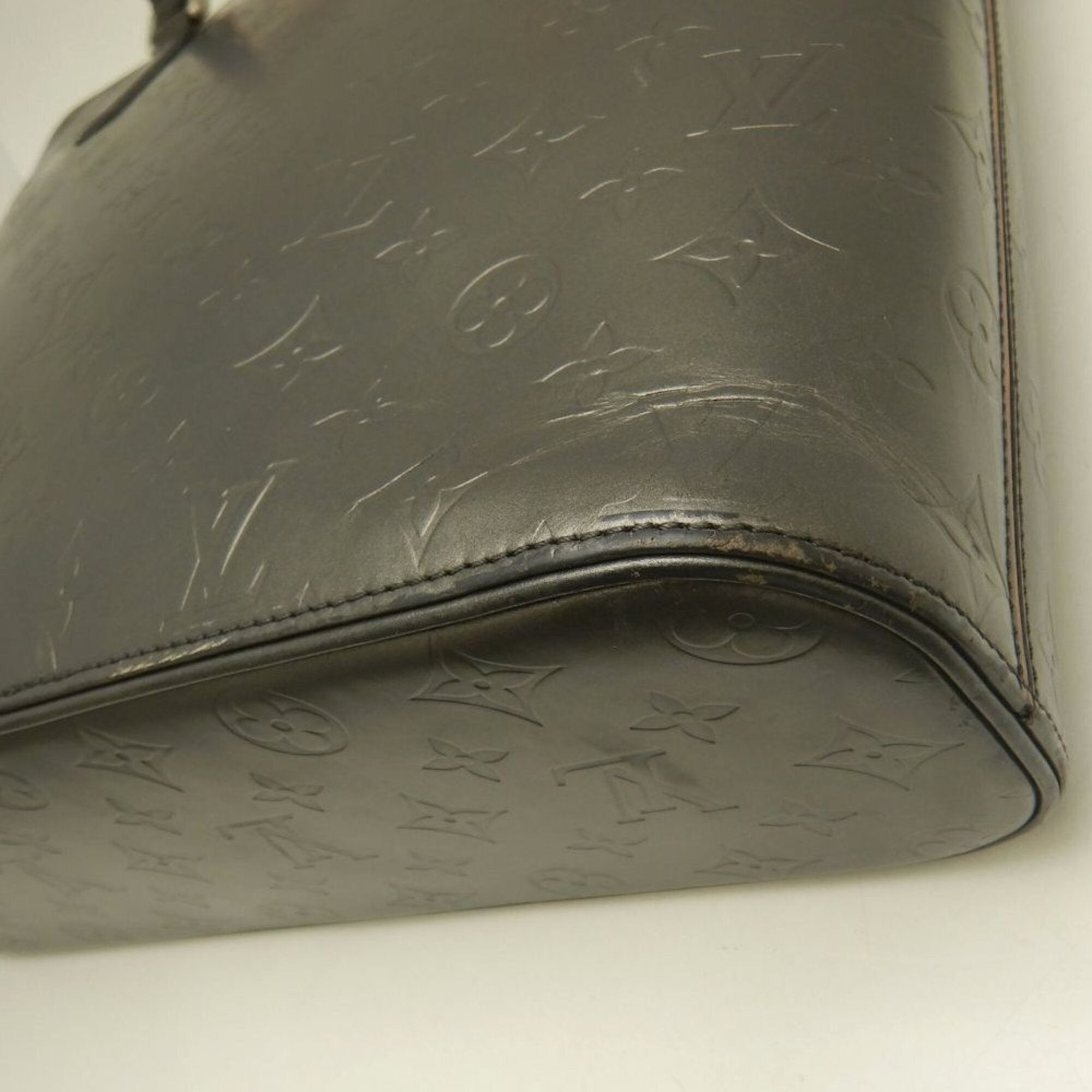 Louis Vuitton Monogram Noir Leather Tote Bag (Pre-Owned)