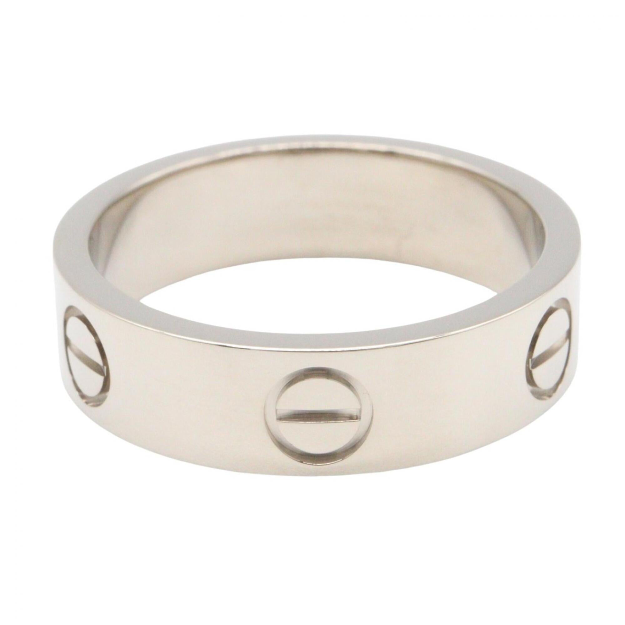 Cartier Silver White Gold (18K) Band Ring (Pre-Owned)