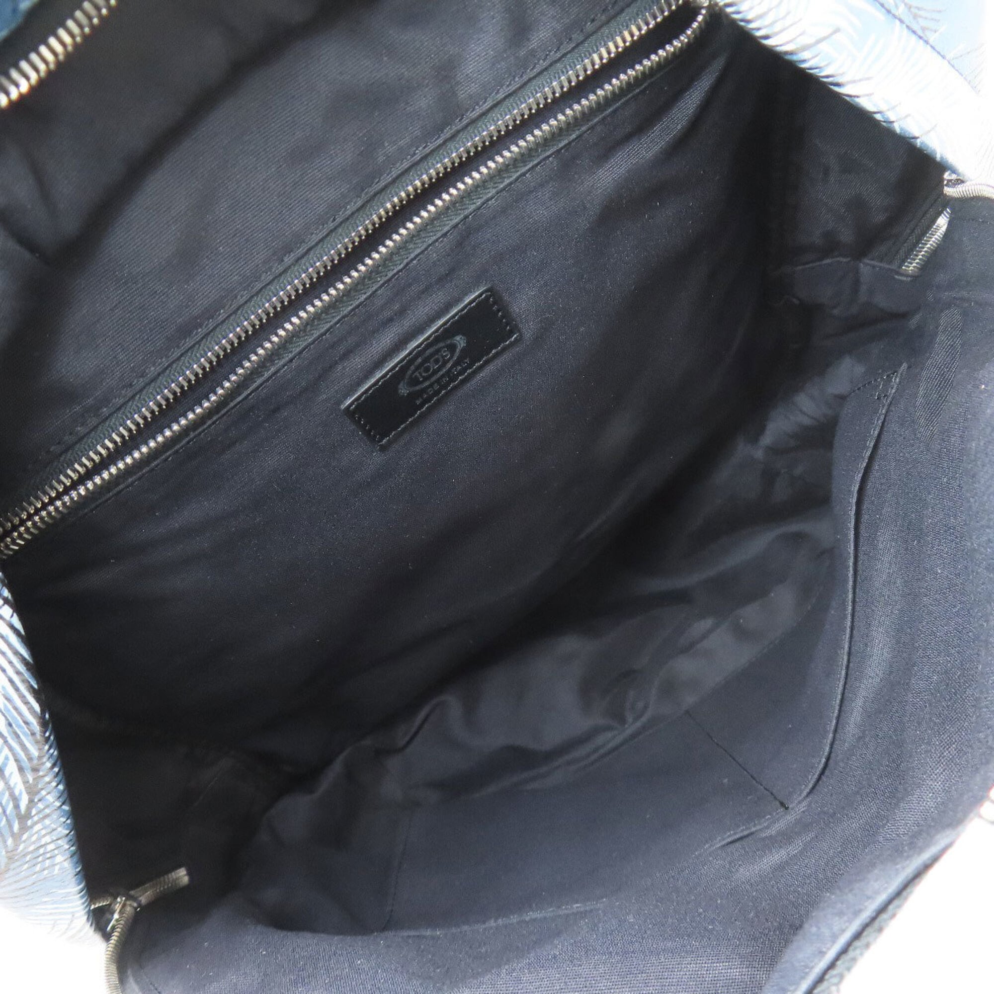 Tod's Blue Pvc Backpack (Pre-Owned)
