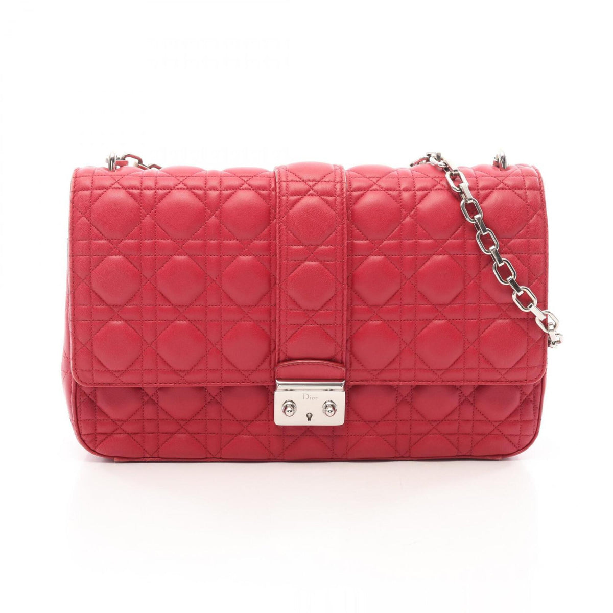 Christian Dior Pink Leather Handbag Shoulder Bag (Pre-Owned)