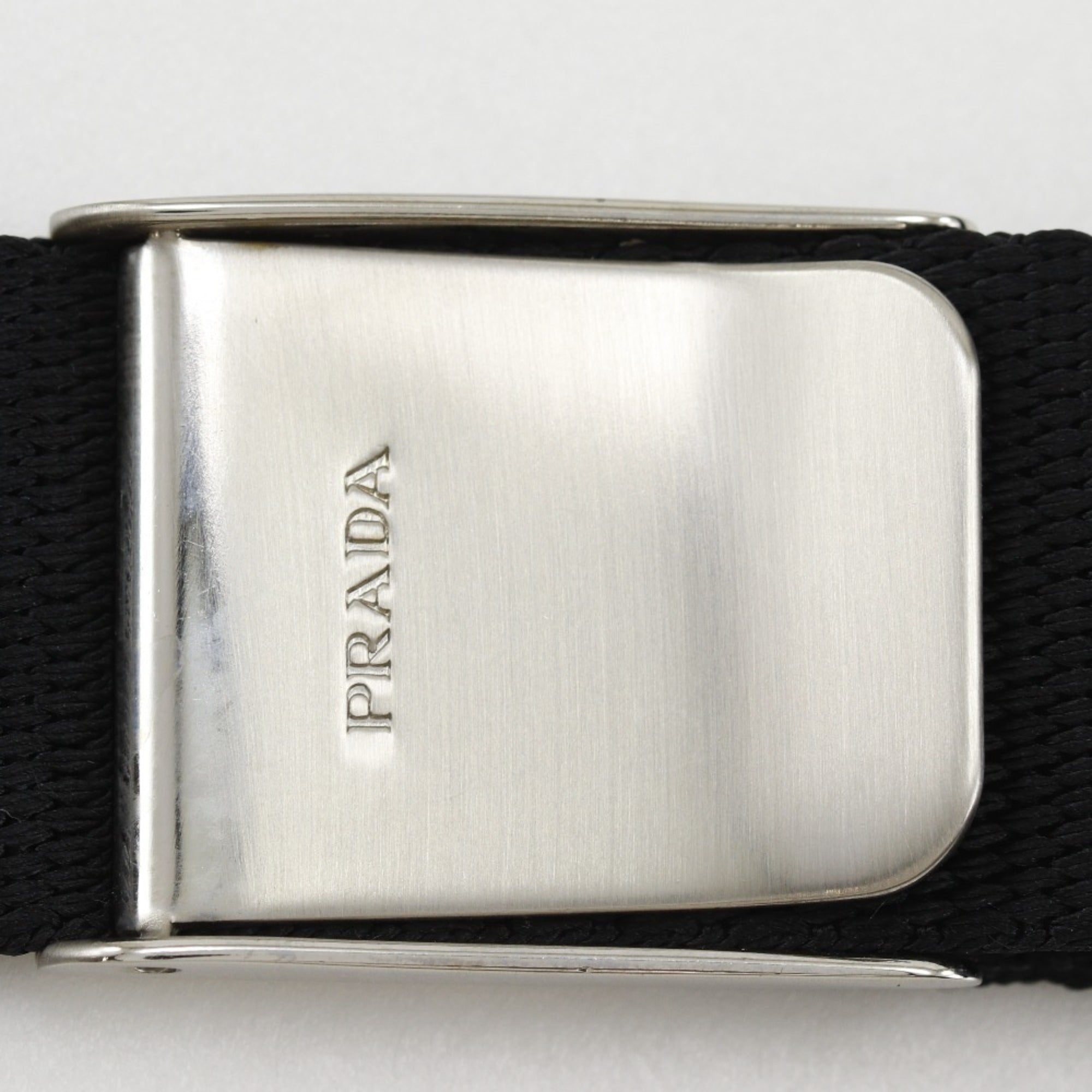 Prada Black Nero Satin Pochette Shoulder Bag (Pre-Owned)