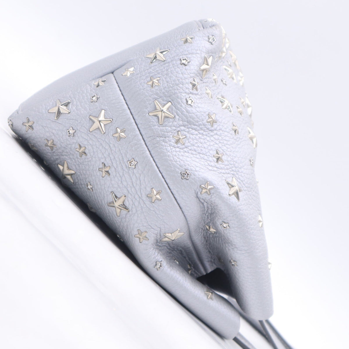 Jimmy Choo Silver Leather Handbag (Pre-Owned)