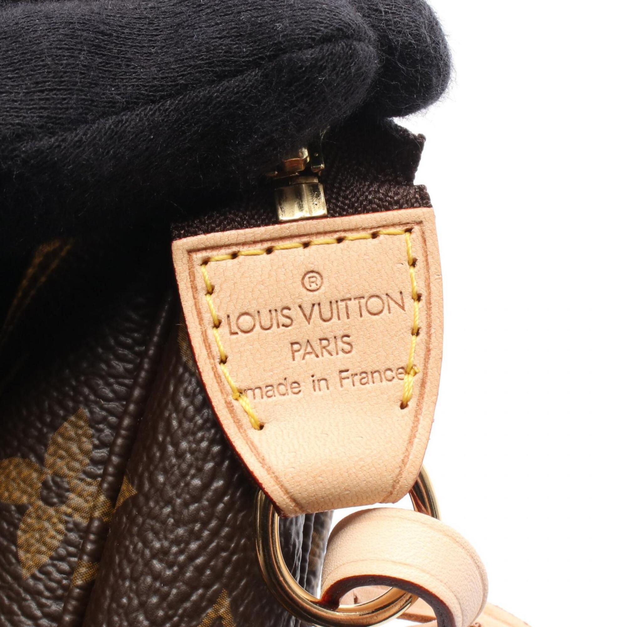 Louis Vuitton Monogram Brown Monogram Leather Handbag (Pre-Owned)